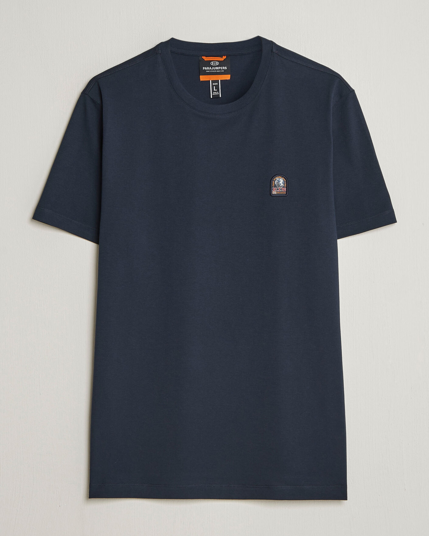 Homme | T-shirts | Parajumpers | Patch Crew Neck T-Shirt Navy