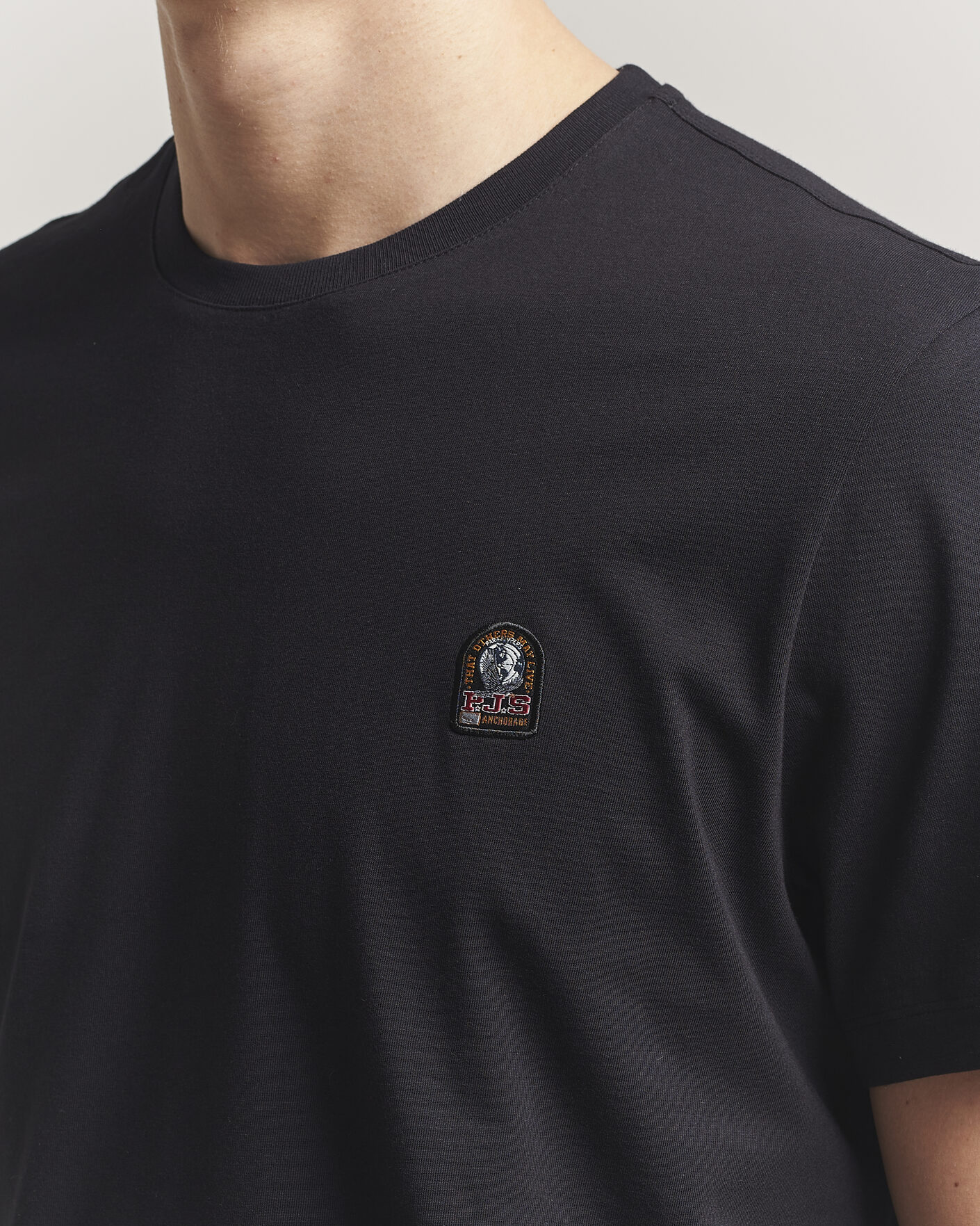 Homme | T-shirts | Parajumpers | Patch Crew Neck T-Shirt Black