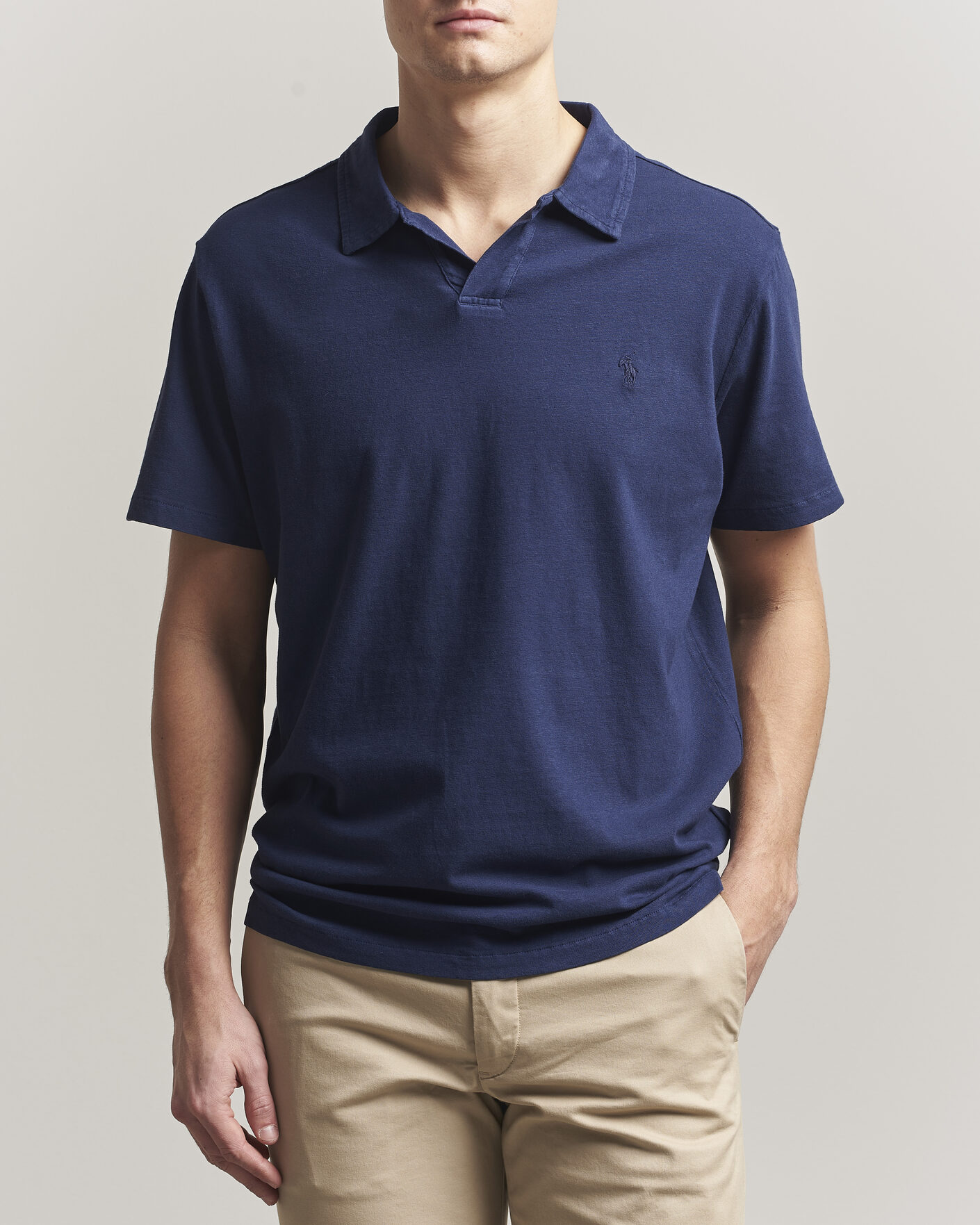 Homme | Polos | Polo Ralph Lauren | Knitted Polo Newport Navy