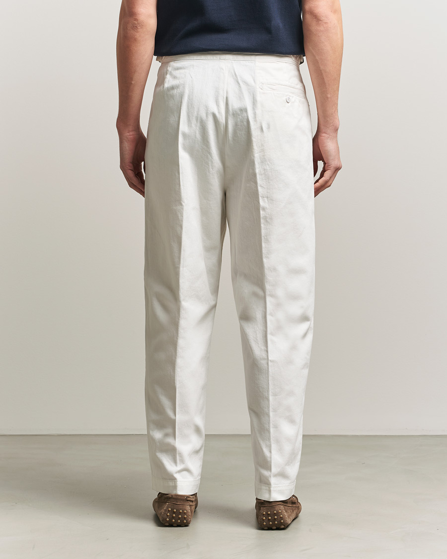 Homme | Pantalons | Polo Ralph Lauren | Pleated Cotton Twill Chinos Deckwash White