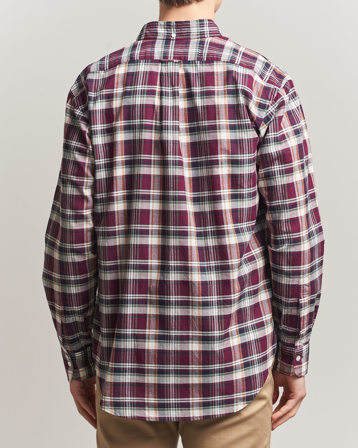 Homme | Chemises | Kamakura Shirts | Vintage Ivy Button Down Shirt Red Madras