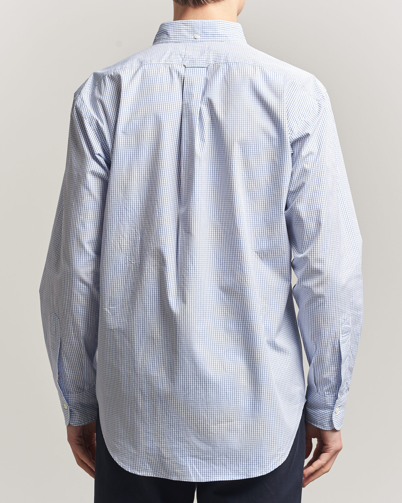 Homme | Chemises | Kamakura Shirts | Vintage Ivy Button Down Shirt Blue Check