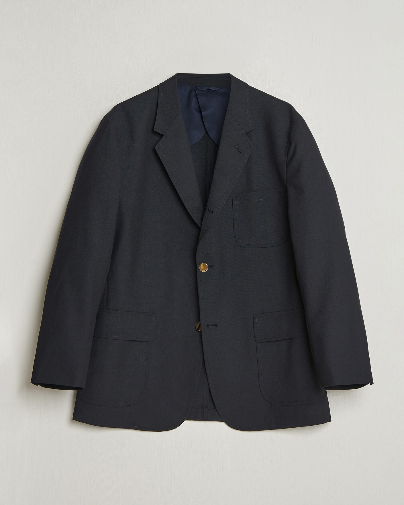 Homme | Blazers | Kamakura Shirts | Unstructured Ivy Blazer Navy