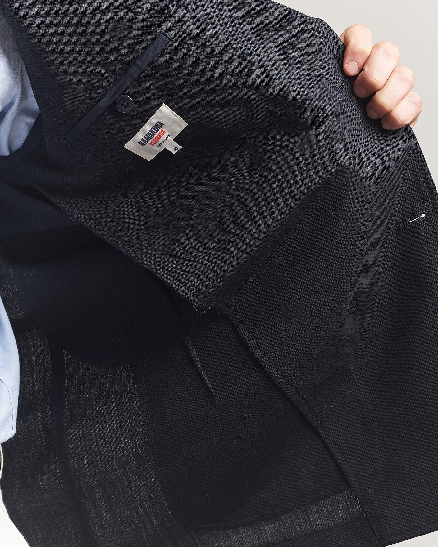 Homme | Blazers | Kamakura Shirts | Unstructured Ivy Blazer Navy