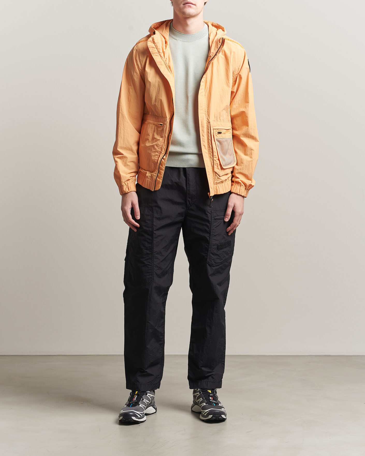 Homme | Pantalons | Parajumpers | Lovel Smash Peached Nylon Pants Black