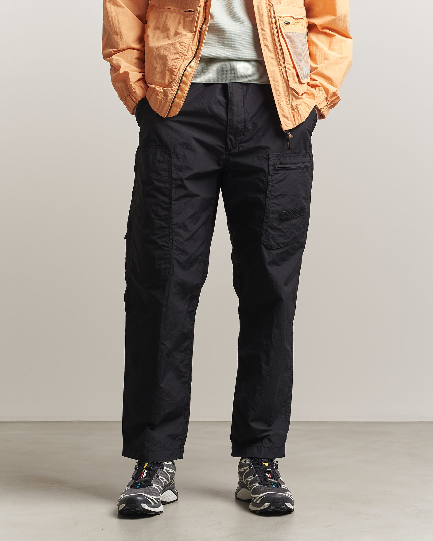 Homme | Pantalons | Parajumpers | Lovel Smash Peached Nylon Pants Black
