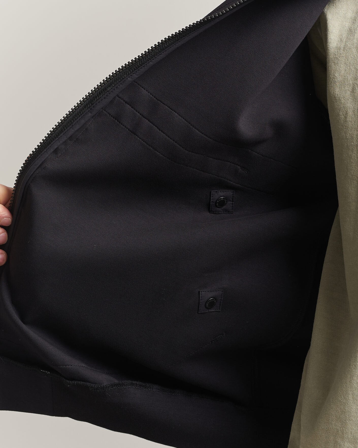 Homme | Manteaux Et Vestes | Parajumpers | Kouga Evo Fleece Hooded Hybrid Jacket Black