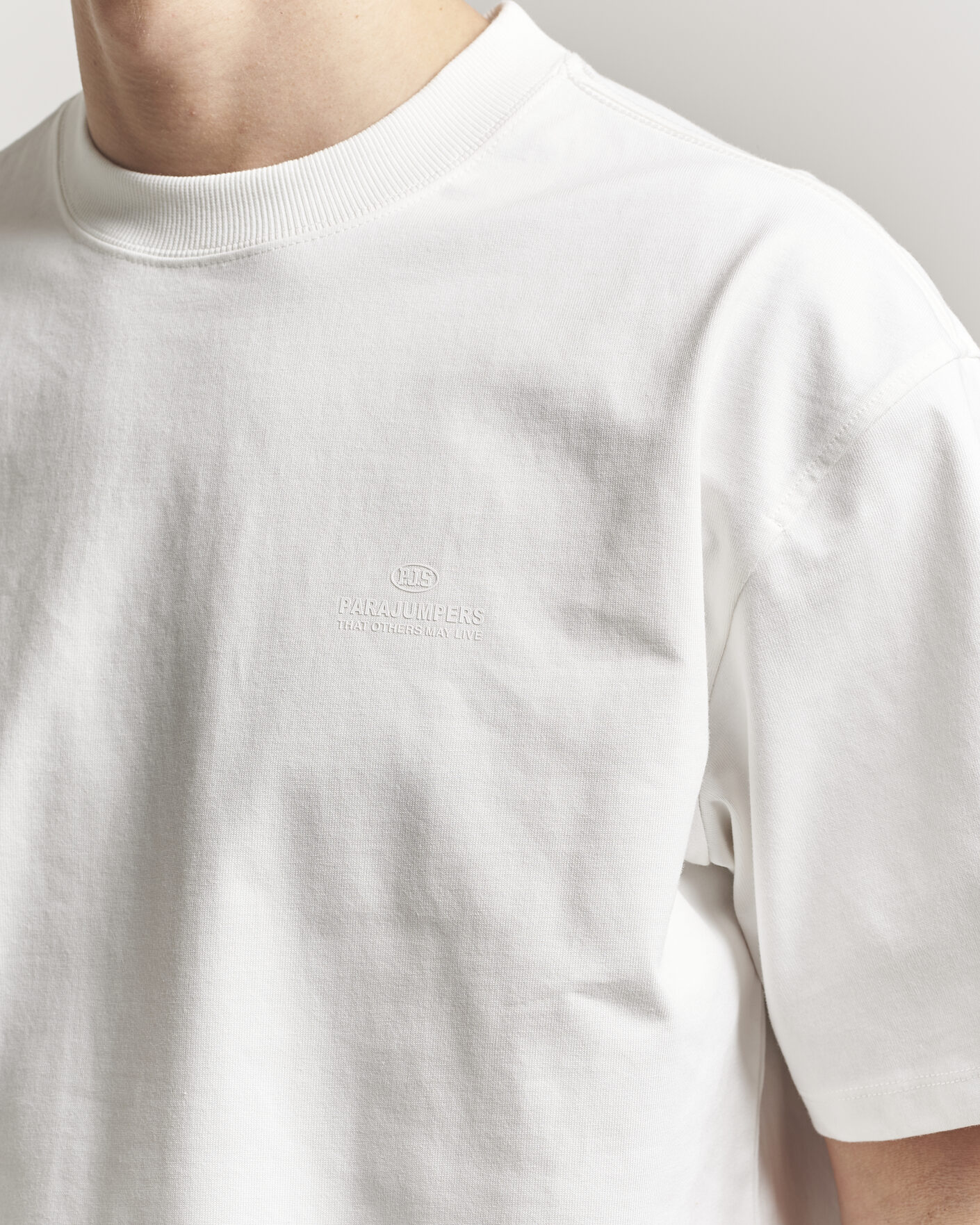 Homme | T-shirts | Parajumpers | Reg Compact Jersey T-Shirt Star White