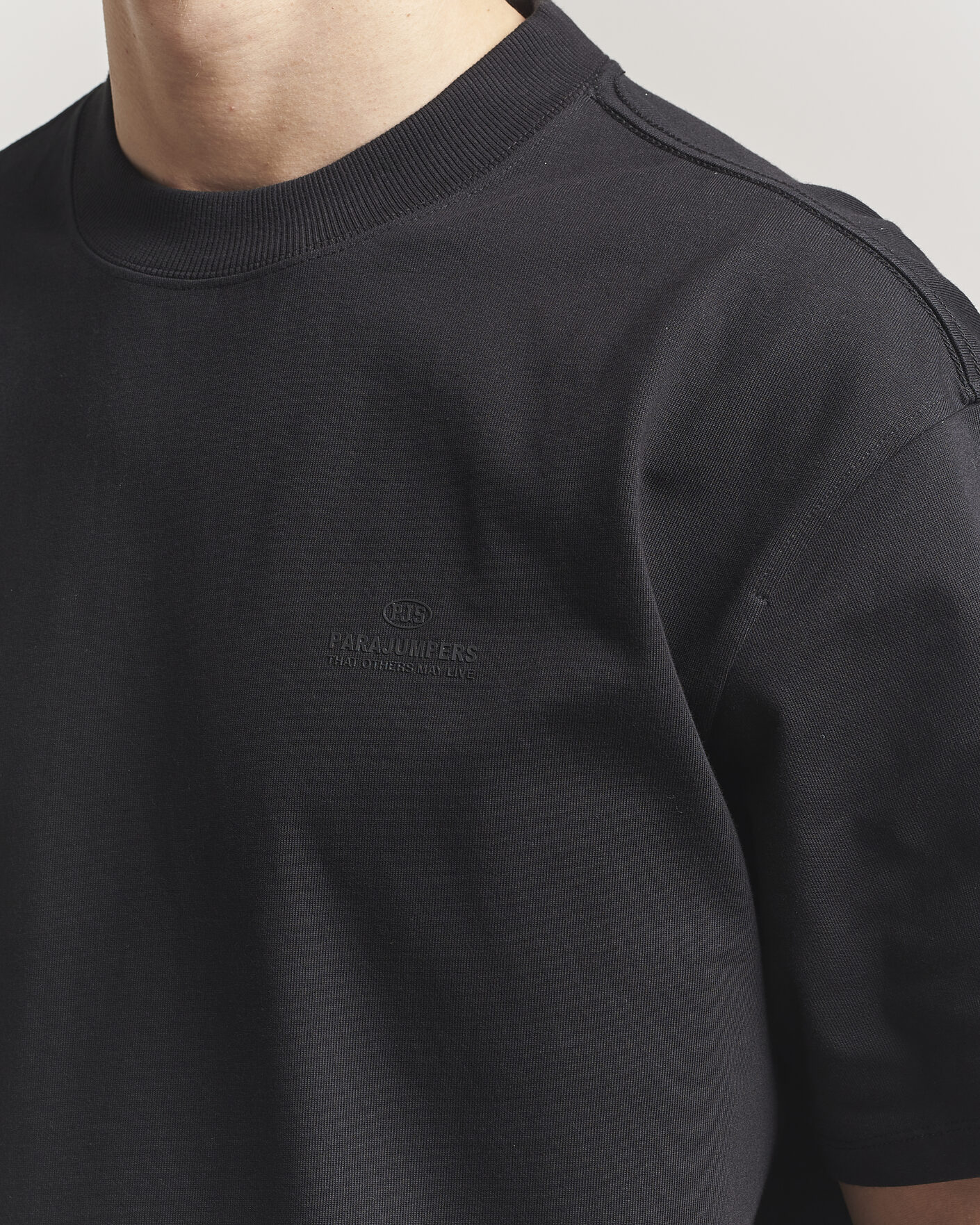Homme | T-shirts | Parajumpers | Reg Compact Jersey T-Shirt Black