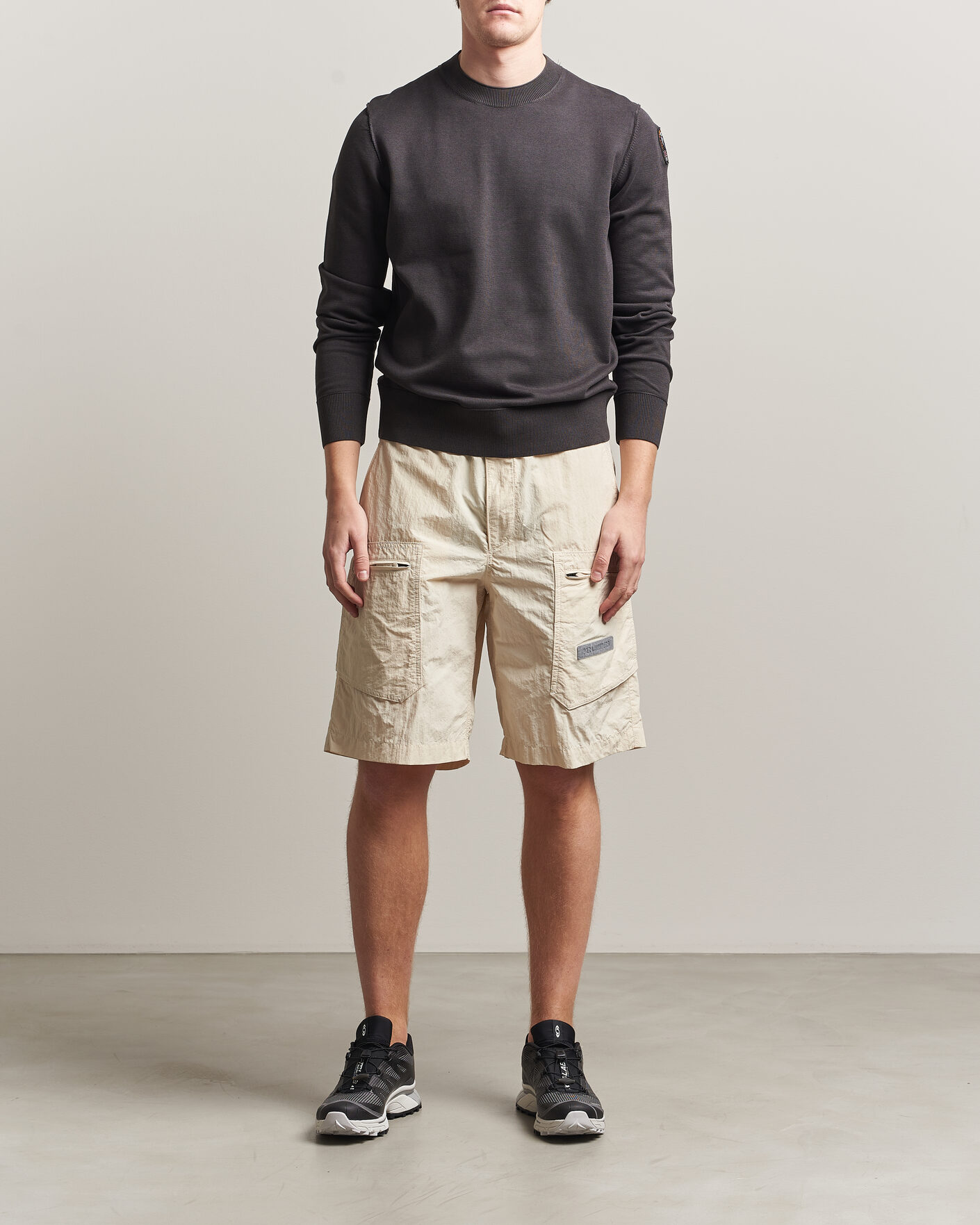 Homme | Shorts | Parajumpers | Lex Smash Peached Nylon Shorts Bone