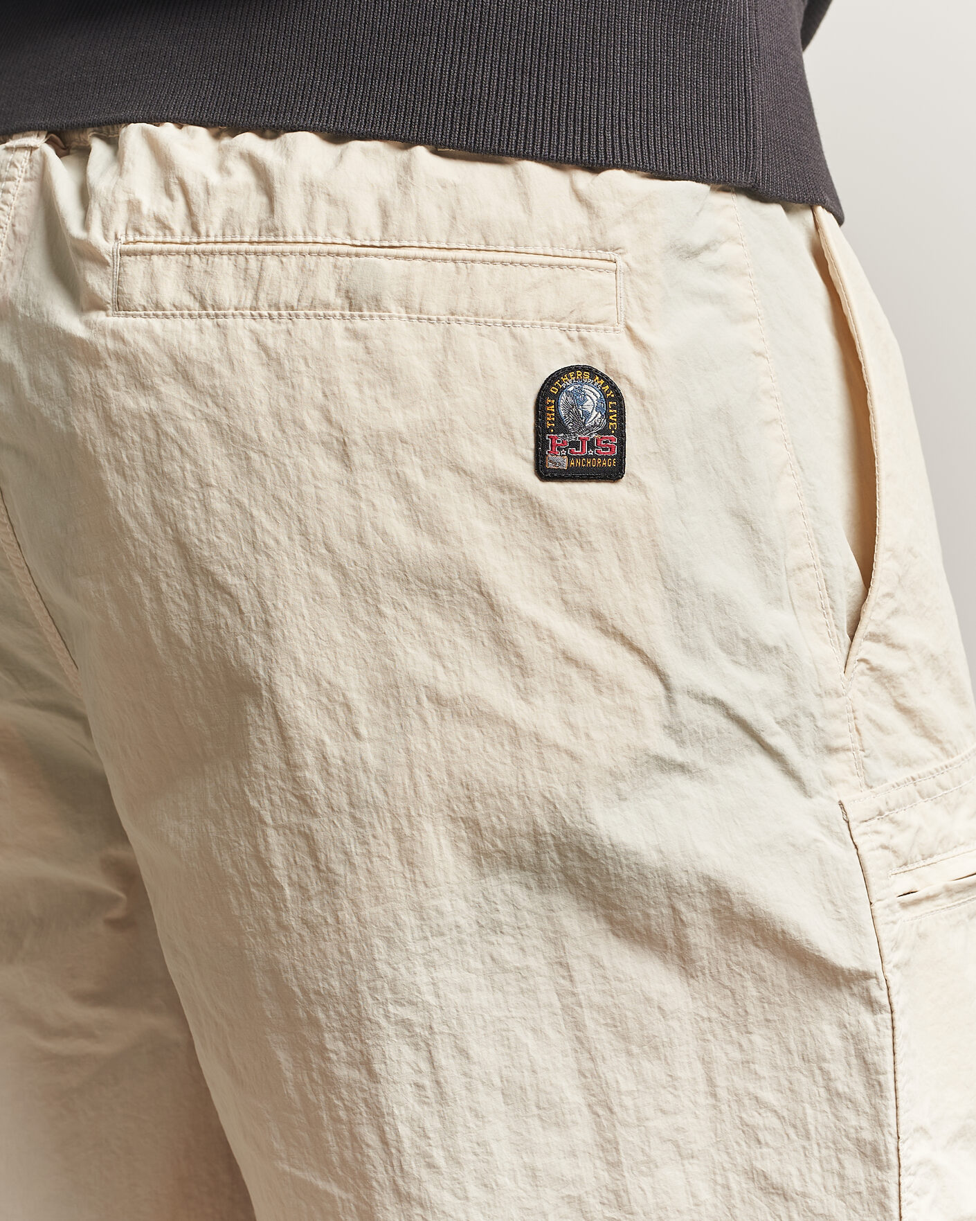 Homme | Shorts | Parajumpers | Lex Smash Peached Nylon Shorts Bone