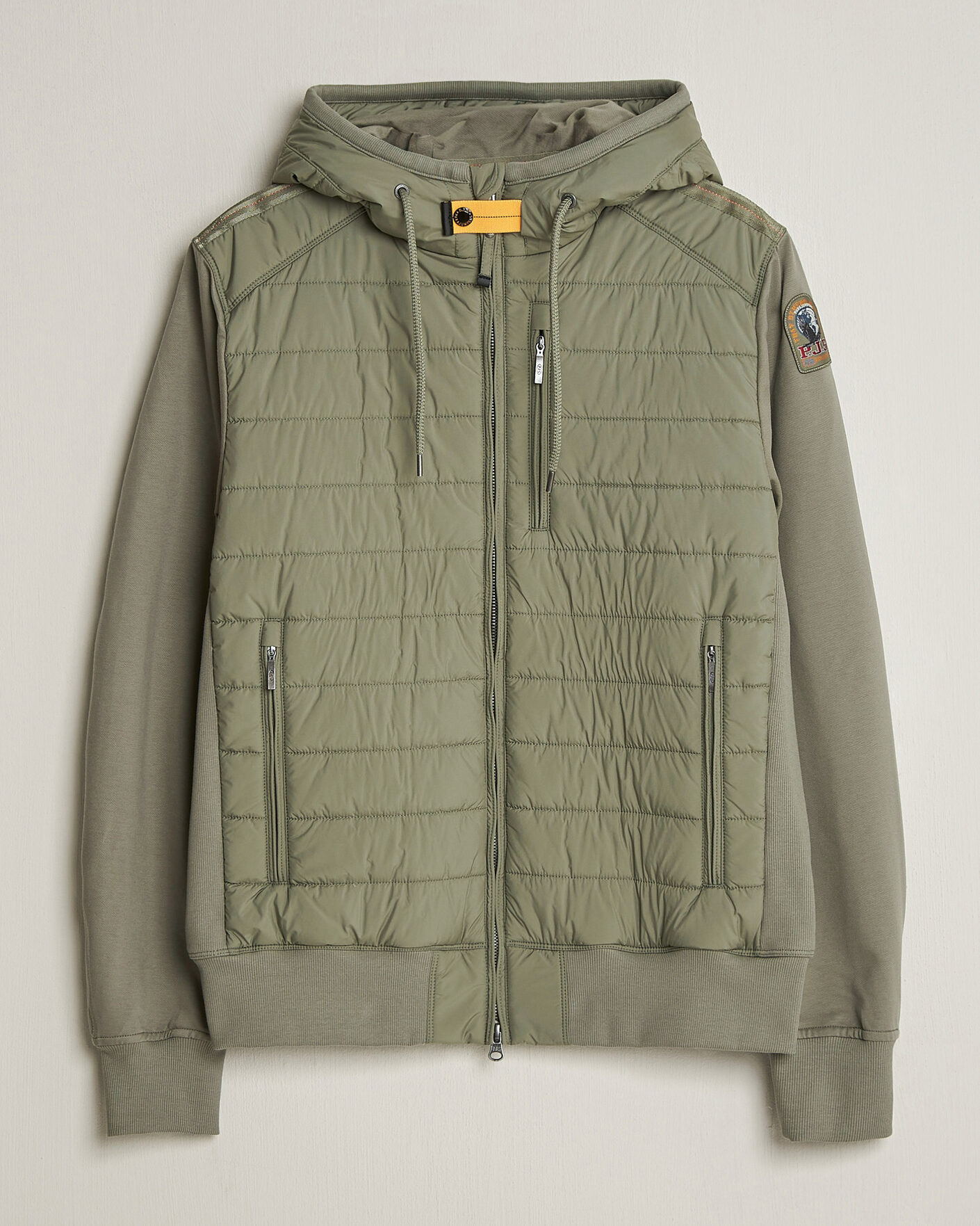 Homme | Manteaux Et Vestes | Parajumpers | Ivor Hybrid Hooded Jacket Ashen Sage