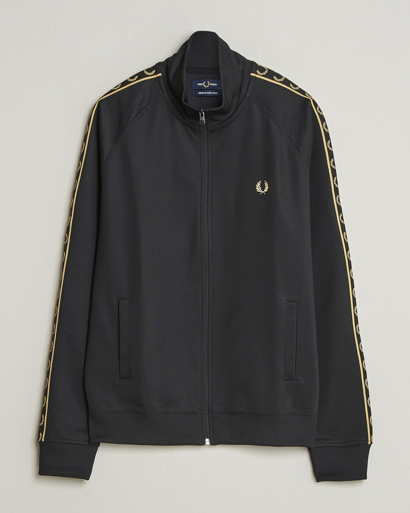 Homme | Pulls Et Tricots | Fred Perry | Taped Track Jacket Black