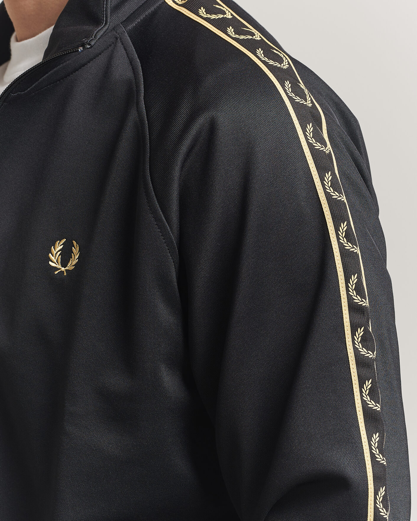 Homme | Pulls Et Tricots | Fred Perry | Taped Track Jacket Black