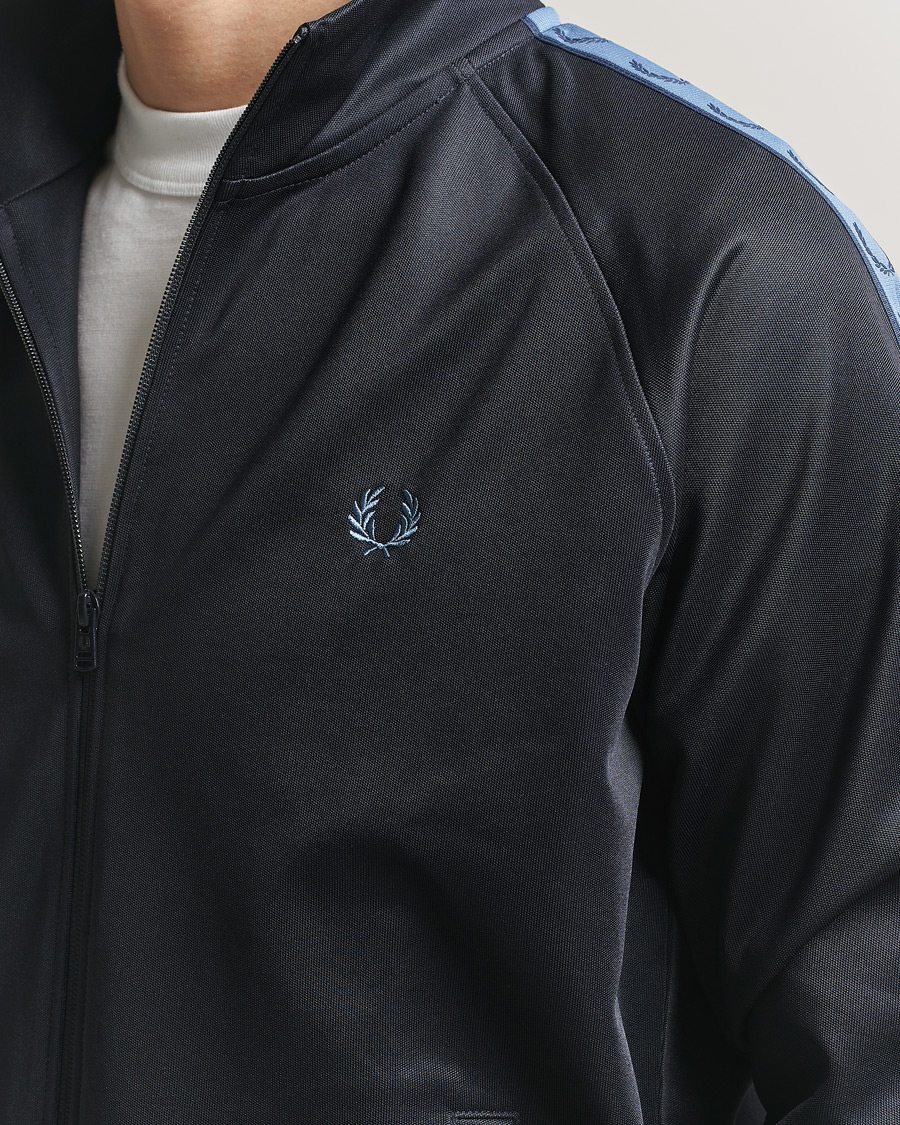 Homme | Pulls Et Tricots | Fred Perry | Taped Track Jacket Navy