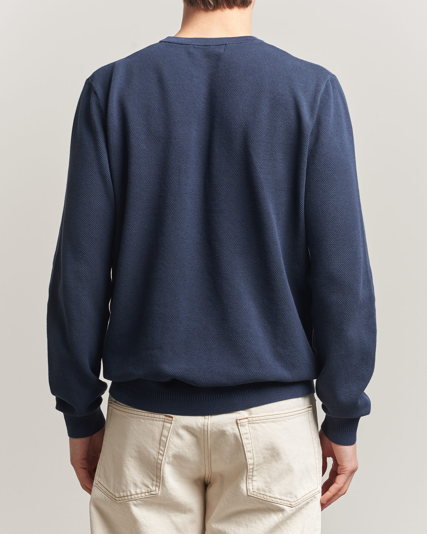 Homme | Pulls Et Tricots | Fred Perry | Piqué Stitched Sweater Dark Airforce