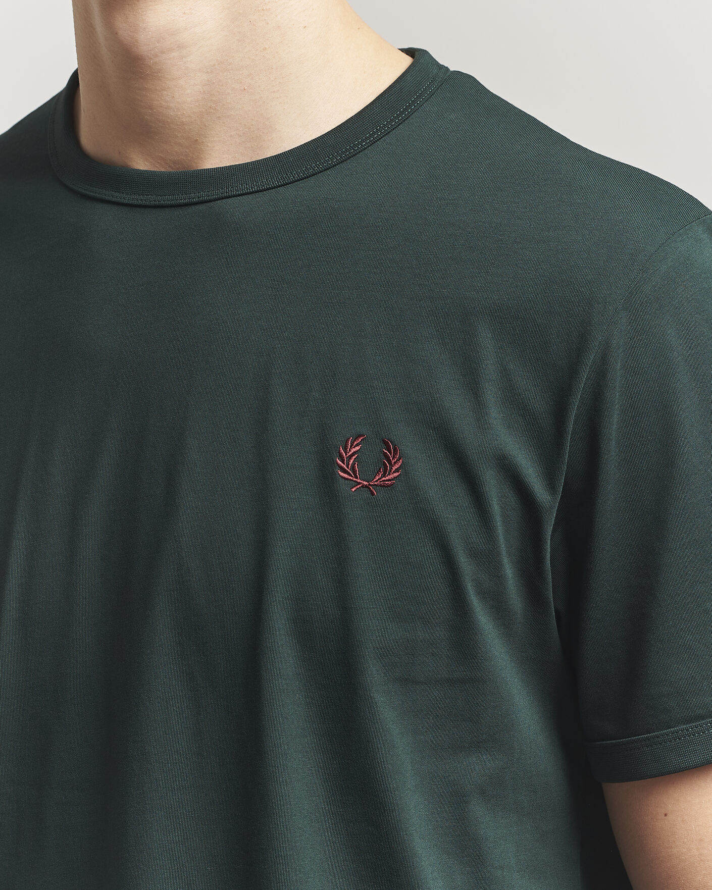 Homme | T-shirts | Fred Perry | Ringer T-Shirt Grassroots Green