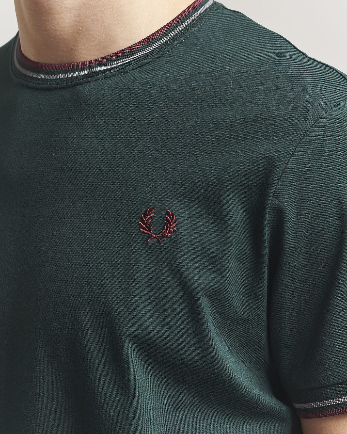 Homme | T-shirts | Fred Perry | Twin Tipped T-Shirt Grassroots Green