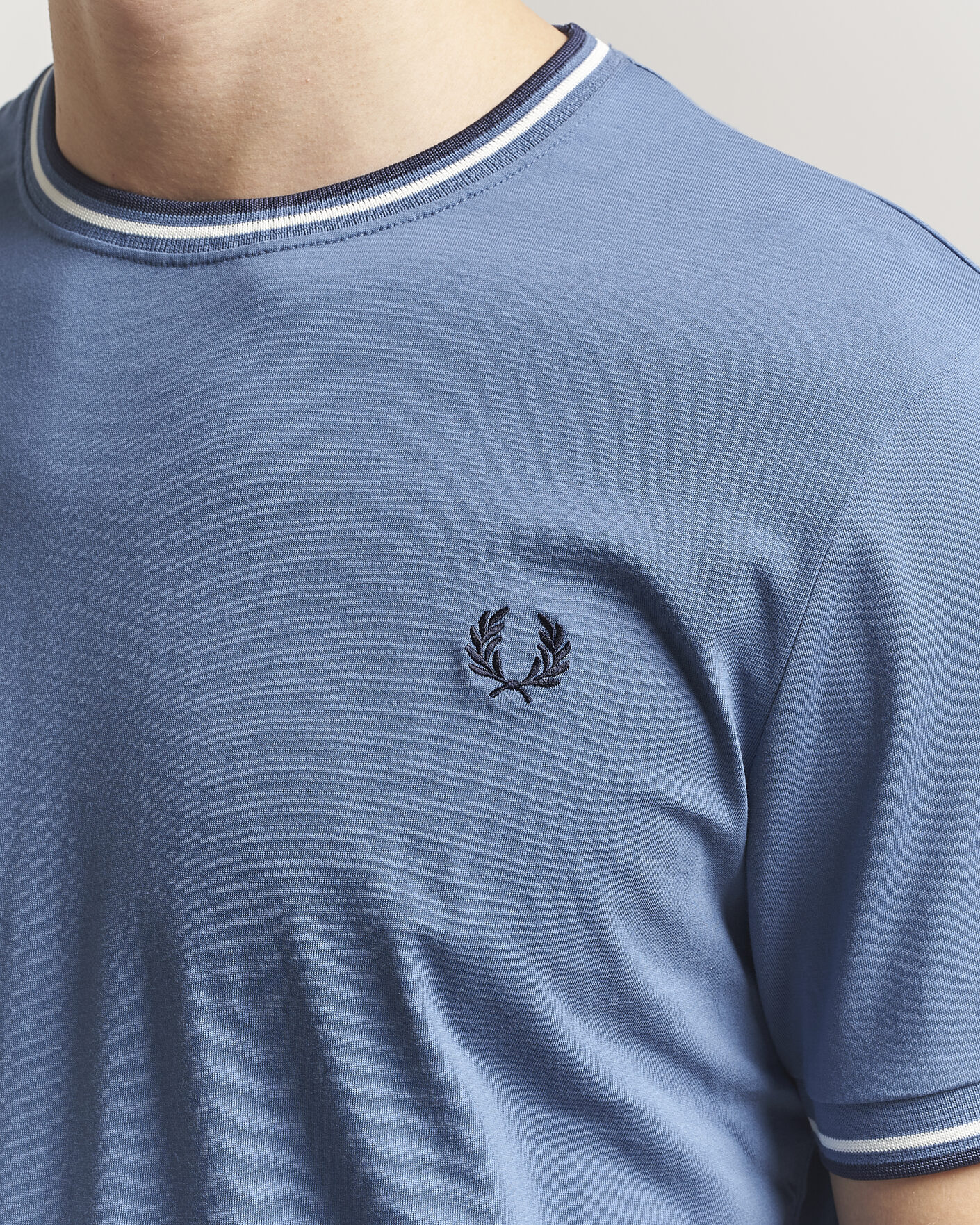 Homme | T-shirts | Fred Perry | Twin Tipped T-Shirt Ace Blue