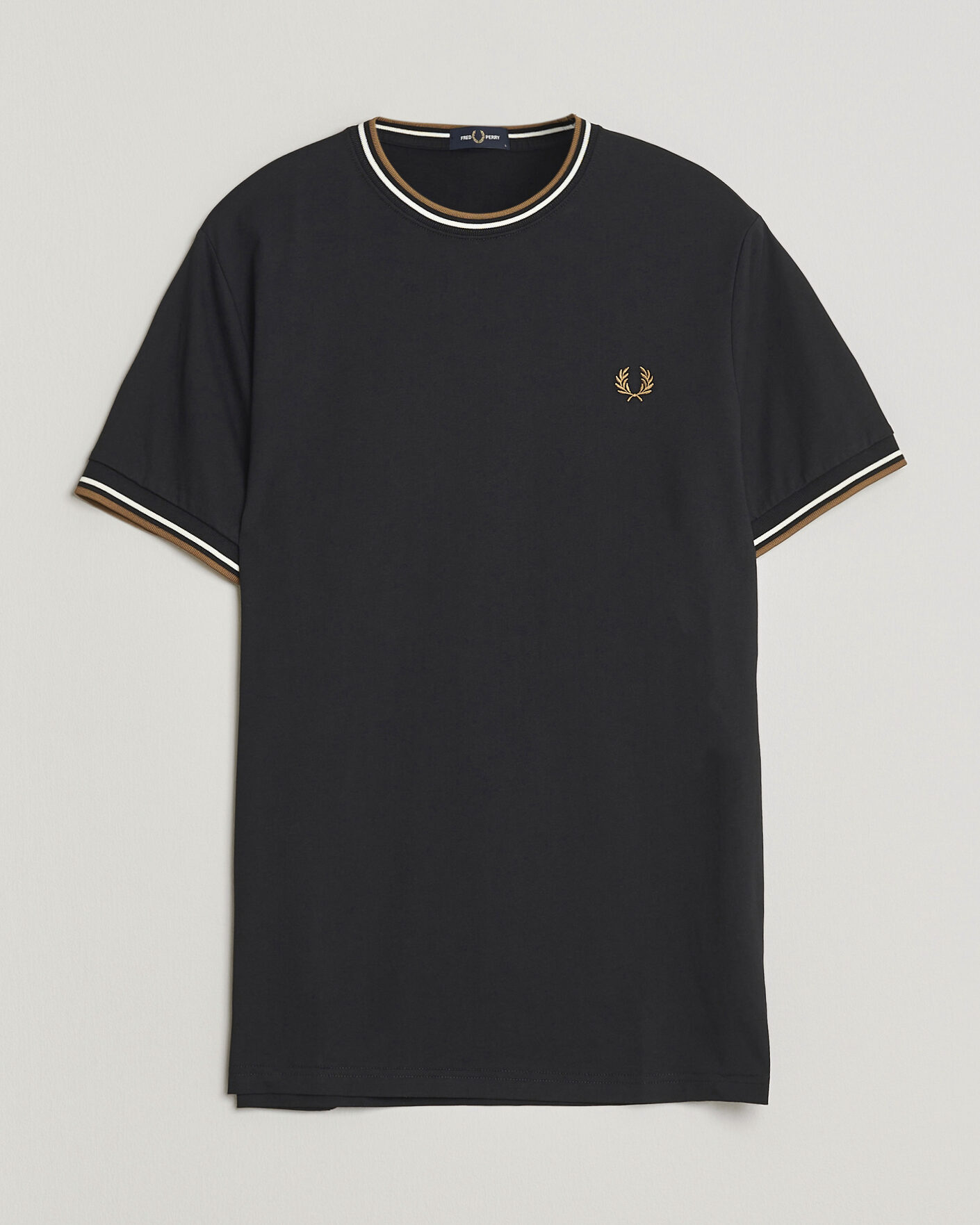 Homme | T-shirts | Fred Perry | Twin Tipped T-Shirt Black