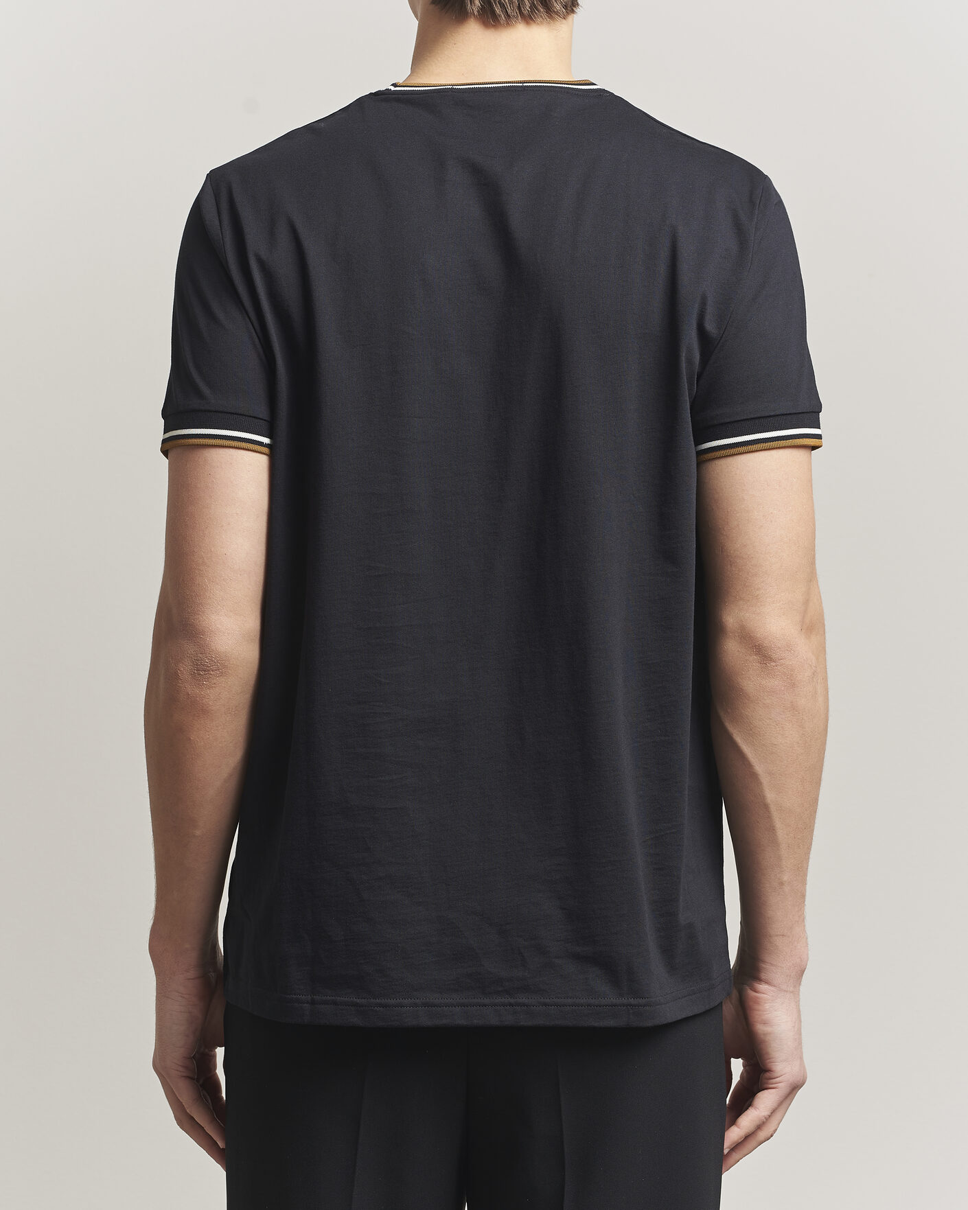 Homme | T-shirts | Fred Perry | Twin Tipped T-Shirt Black