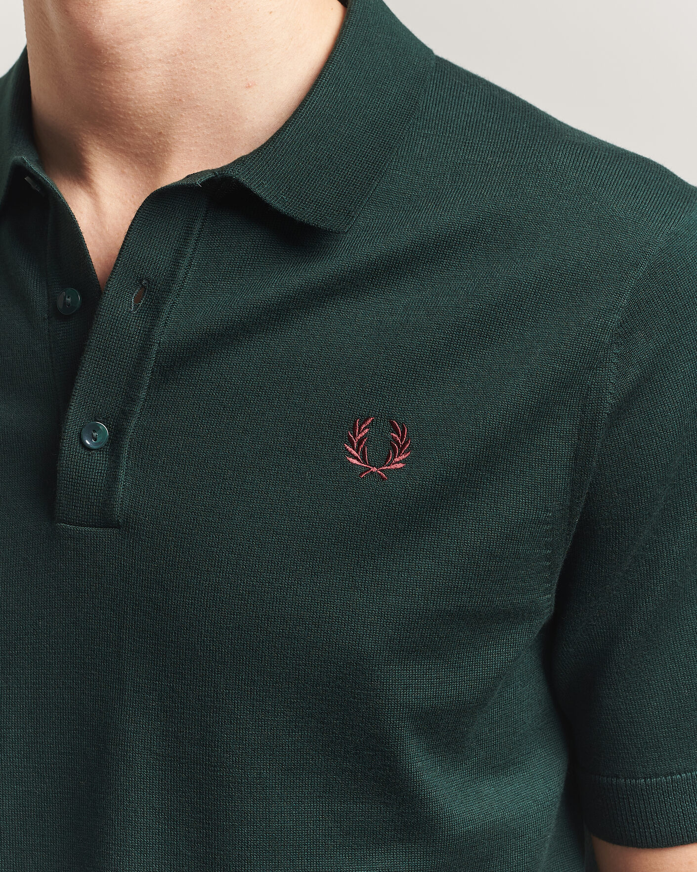 Homme | Polos | Fred Perry | Cotton Knitted Polo Grassroots Green
