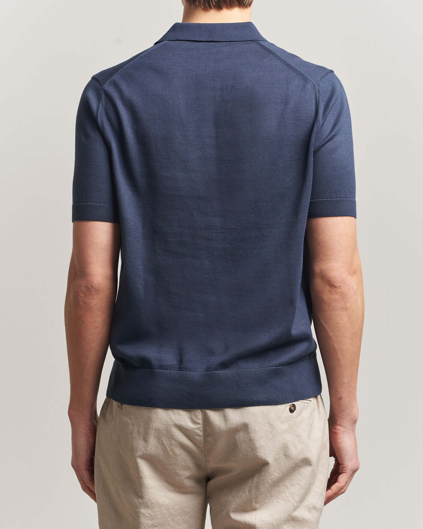 Homme | Polos | Fred Perry | Cotton Knitted Polo Dark Airforce