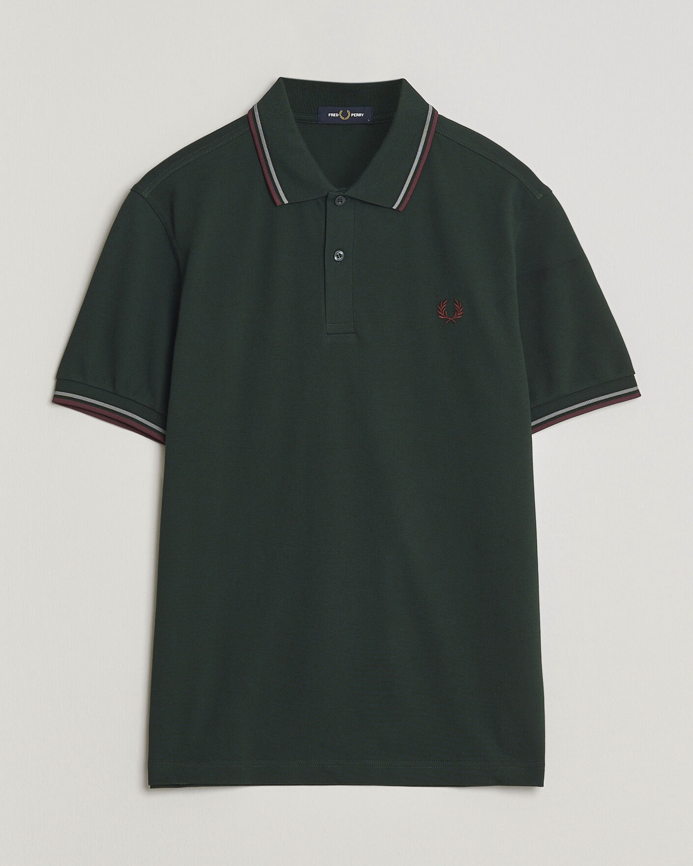 Homme | Polos | Fred Perry | Twin Tipped Polo Shirt Grassroots Green