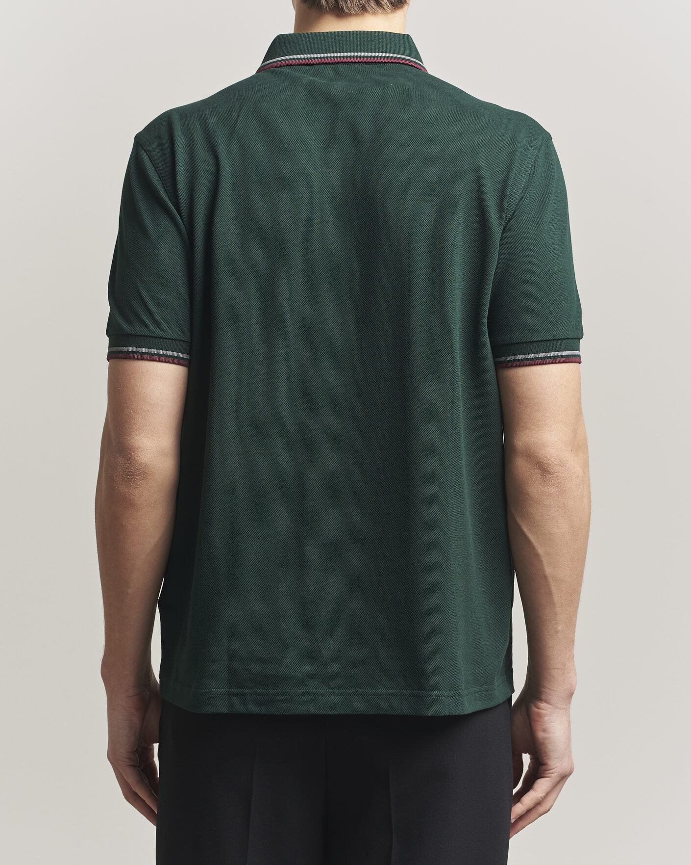 Homme | Polos | Fred Perry | Twin Tipped Polo Shirt Grassroots Green