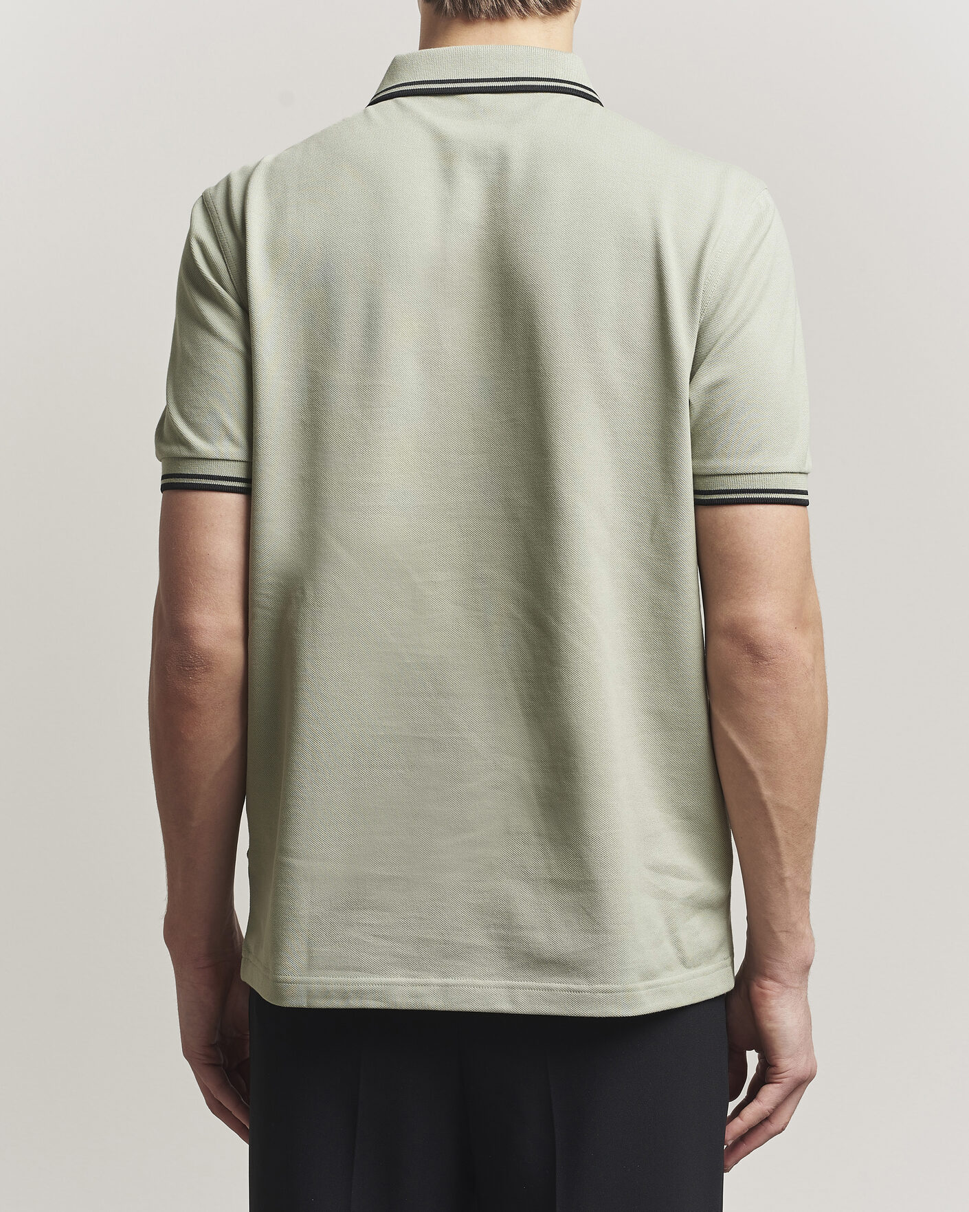 Homme | Polos | Fred Perry | Twin Tipped Polo Shirt Seagrass Green