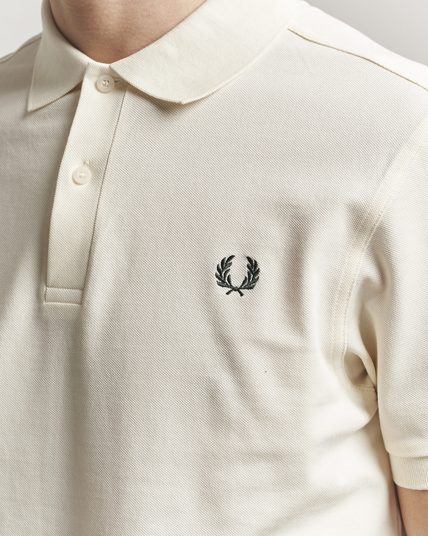 Homme | Polos | Fred Perry | Plain Polo Ecru