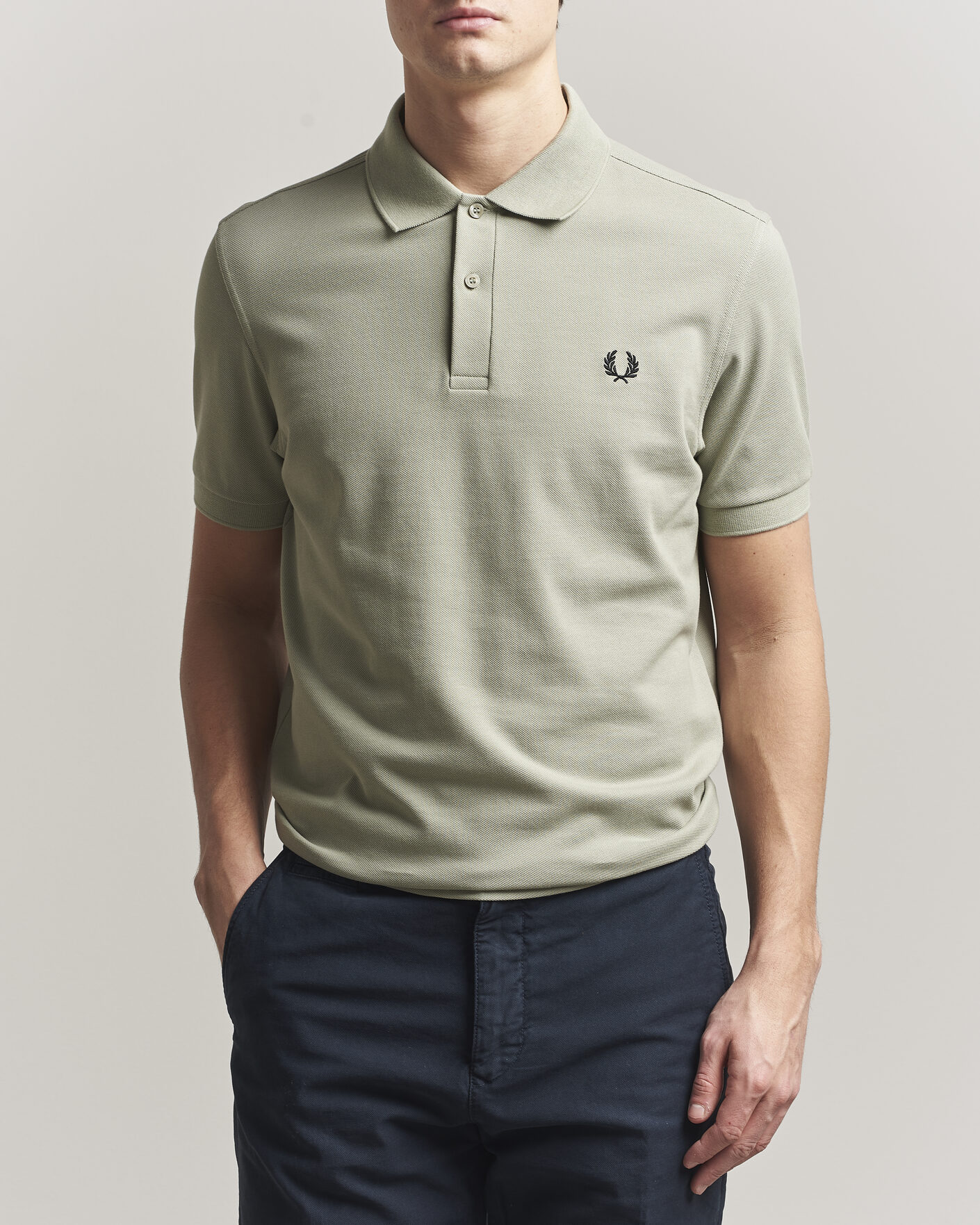 Homme | Polos | Fred Perry | Plain Polo Seagrass Green