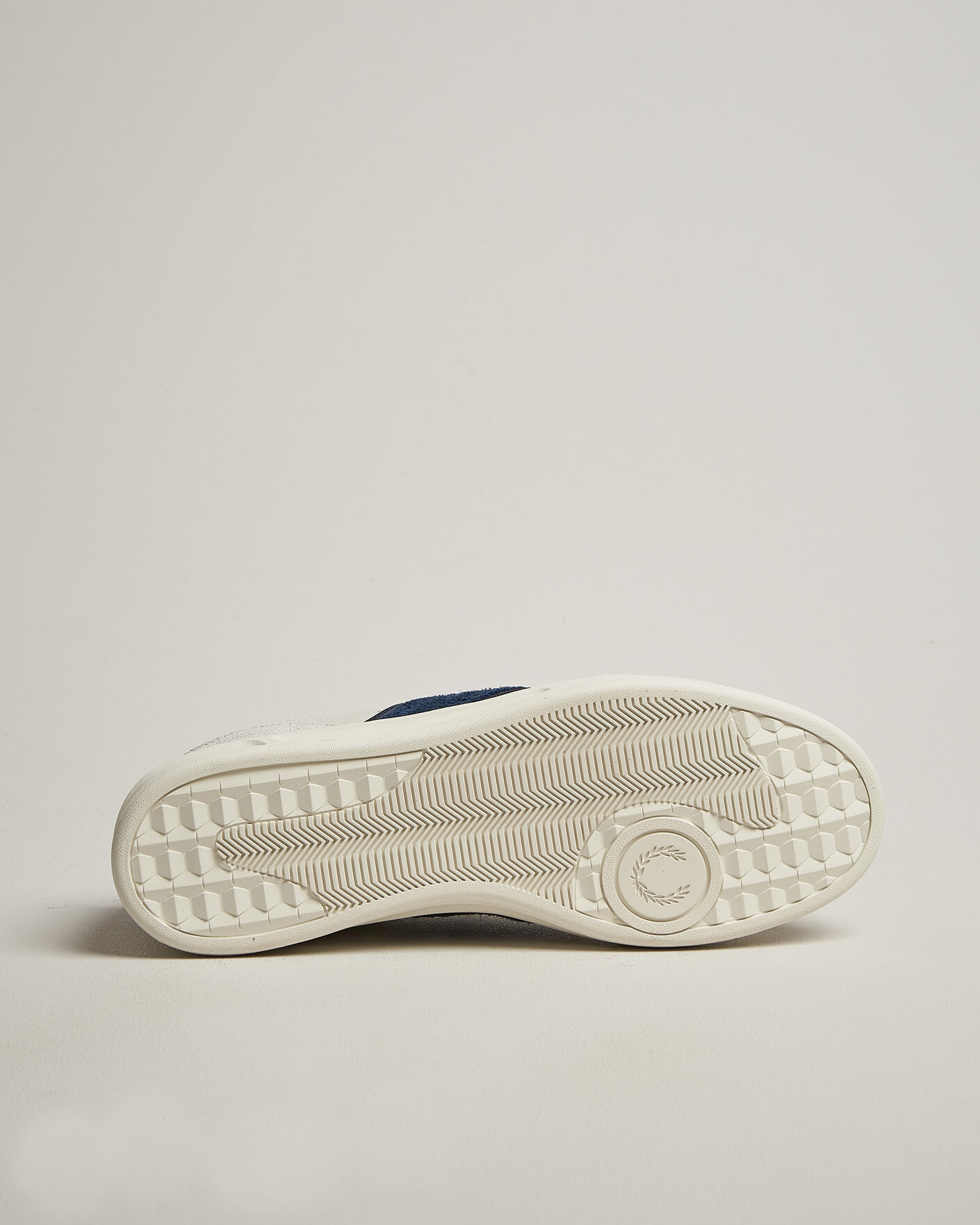 Homme | Baskets | Fred Perry | B4 Leather/Suede Sneaker Porcelain/Navy