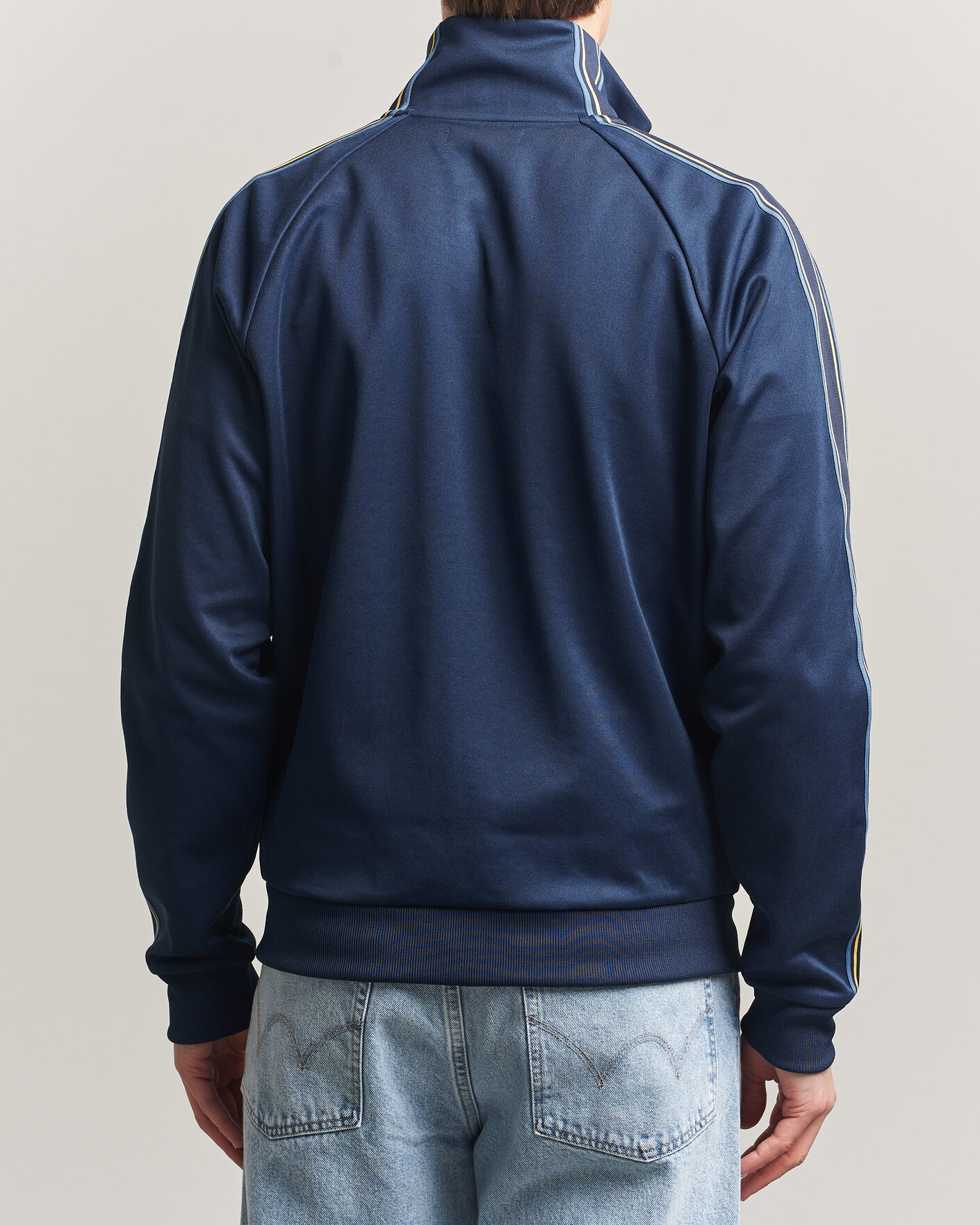 Homme | Pulls Et Tricots | Fred Perry | Tramline Taped Track Jacket Tennis Blue