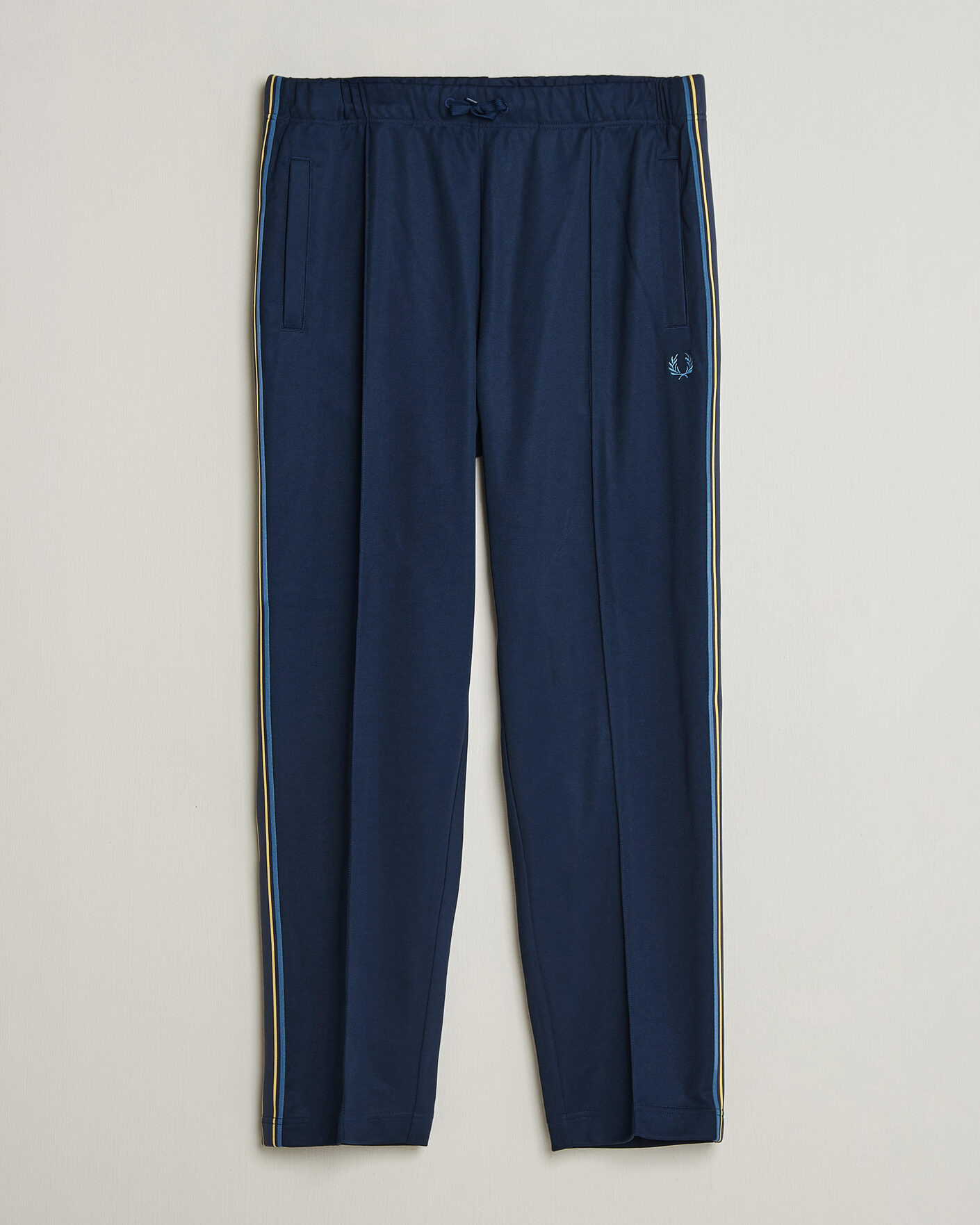 Homme | Pantalons | Fred Perry | Tramline Taped Track Pants Tennis Blue