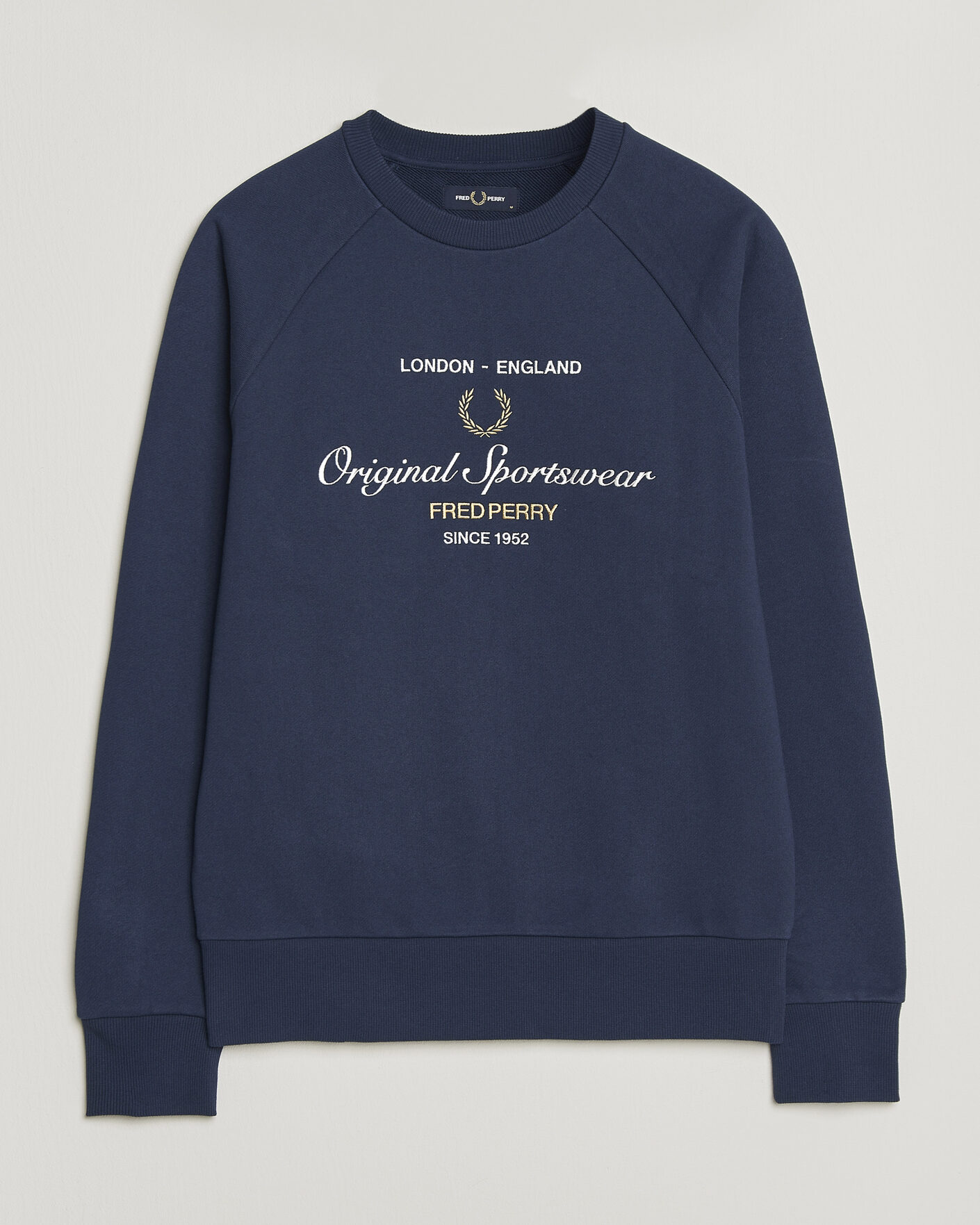 Homme | Pulls Et Tricots | Fred Perry | Original Sportswear Sweatshirt Tennis Blue