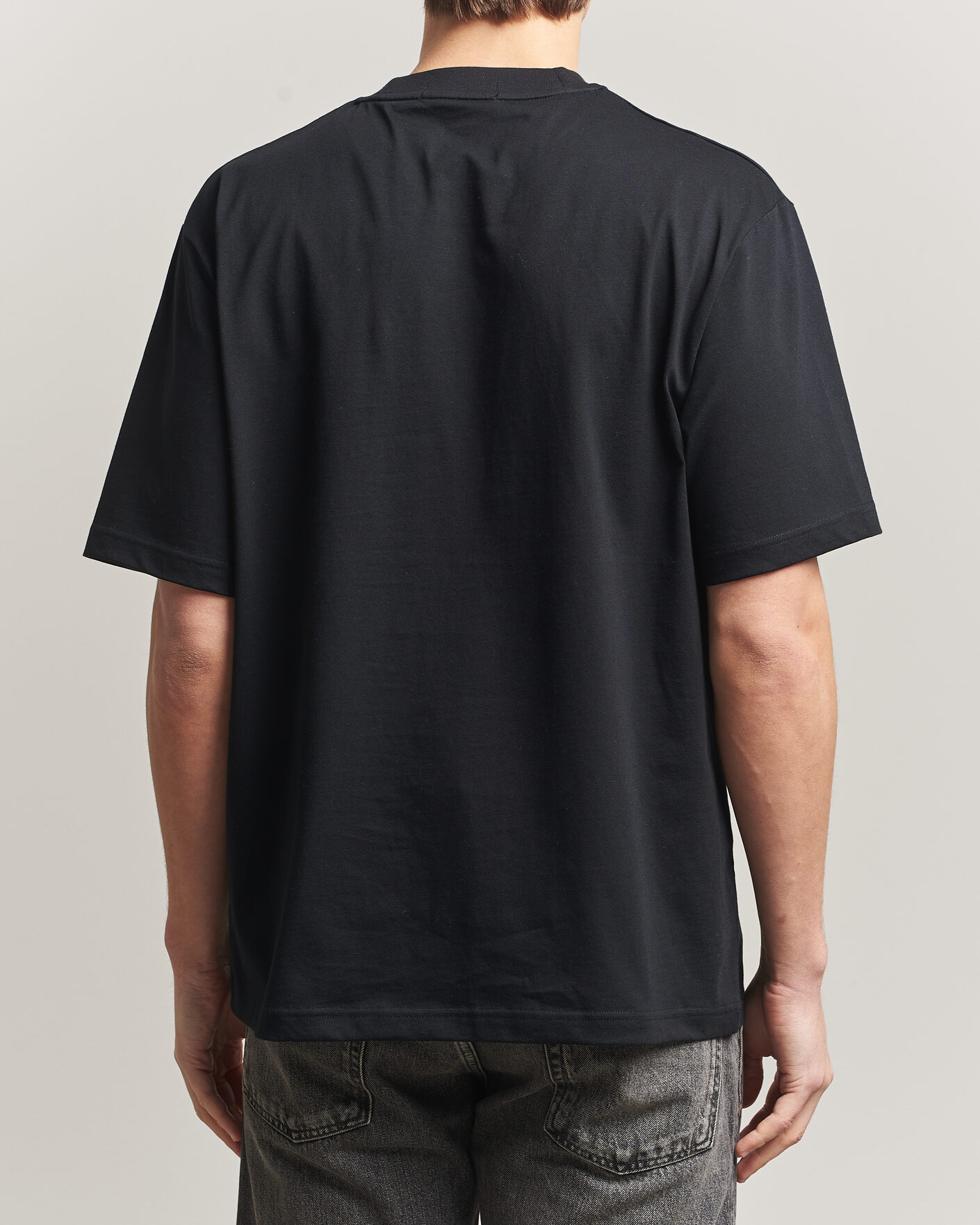 Homme | T-shirts | Fred Perry | Embroidered Paneled T-Shirt Black