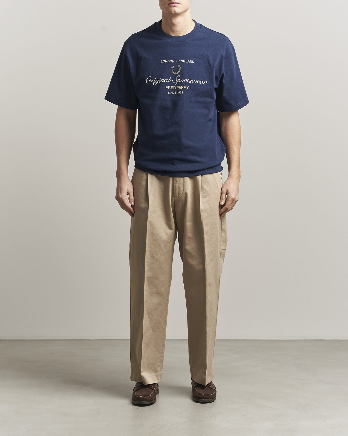 Homme | T-shirts | Fred Perry | Original Sportswear T-Shirt Tennis Blue
