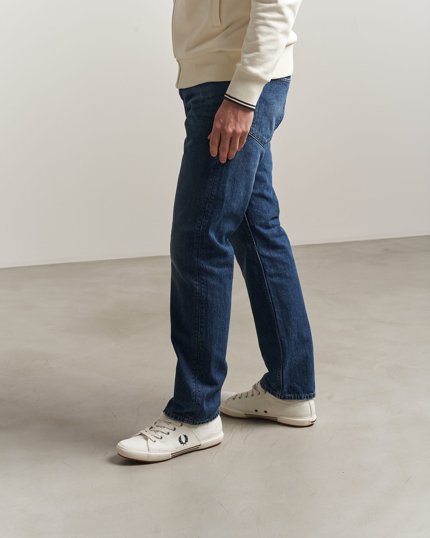 Homme | Baskets | Fred Perry | B708 Vintage Tennis Sneaker Snow White