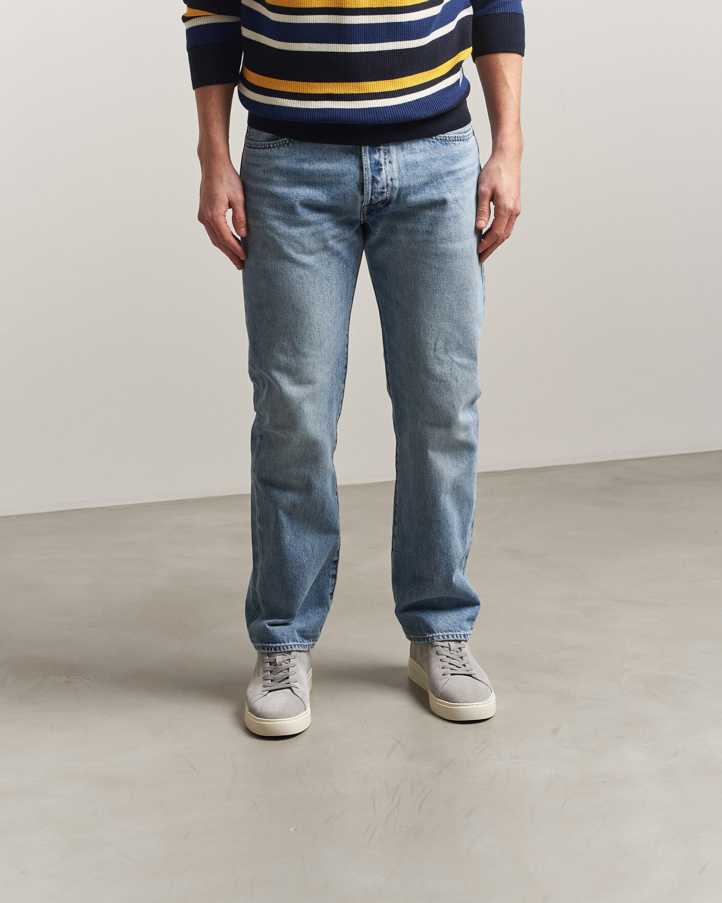 Homme | Baskets | GANT | Mc Julien Suede Sneaker Light Grey