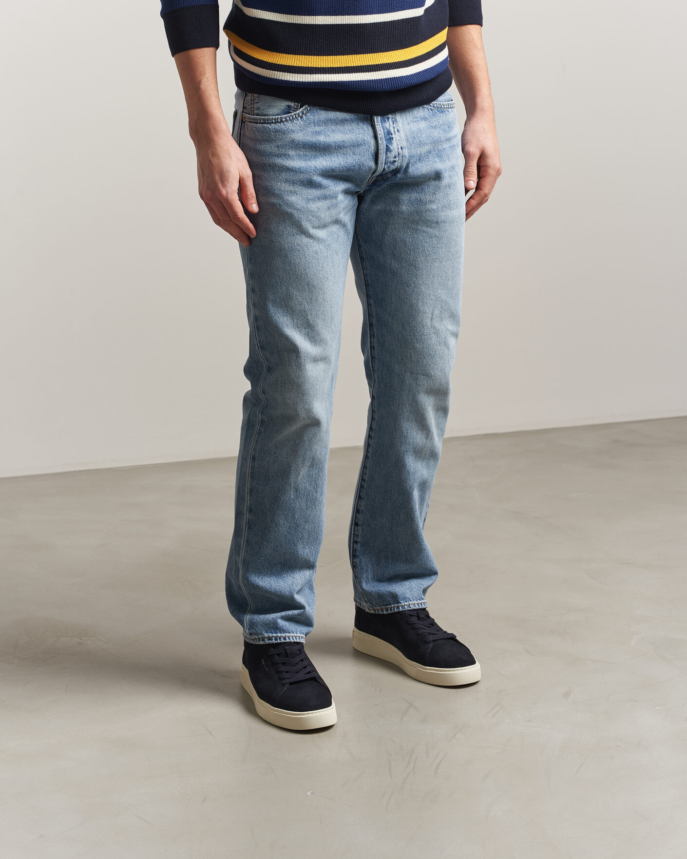 Homme | Baskets | Gant | Mc Julien Suede Sneaker Dark Blue