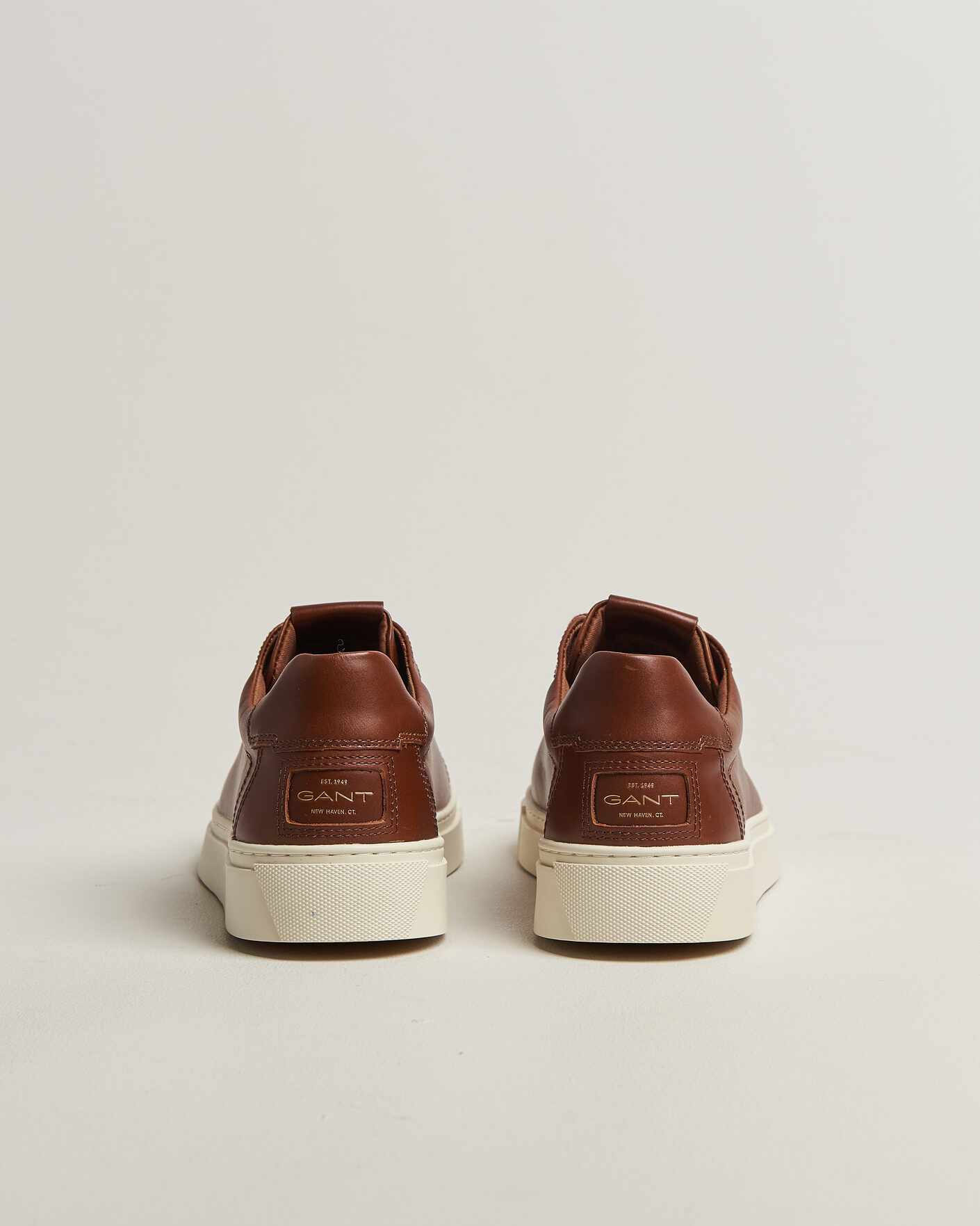 Homme | Baskets | GANT | Mc Julien Leather Sneaker Dark Tan