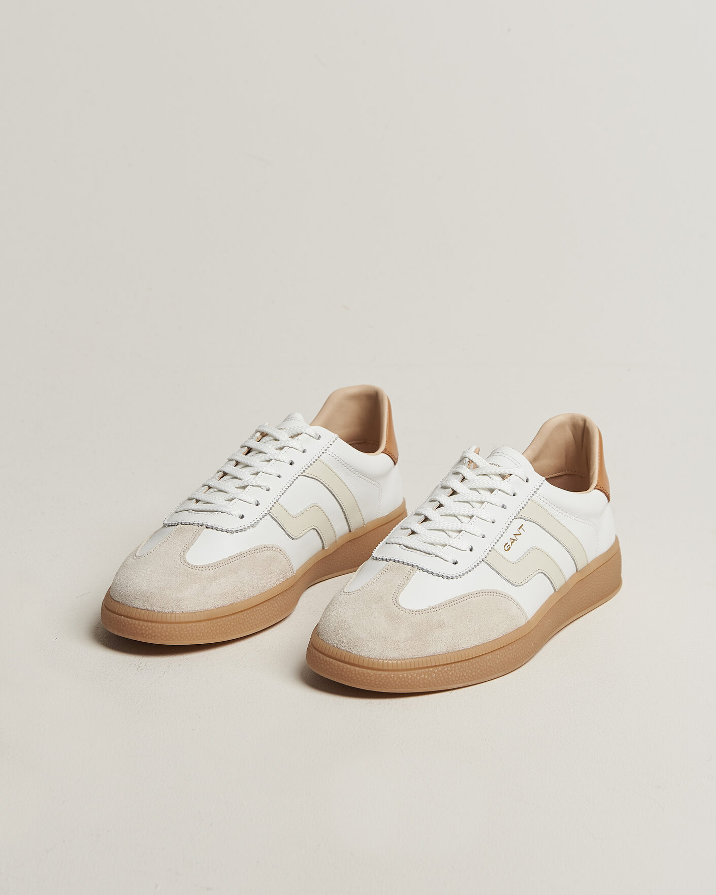 Homme | Baskets | Gant | Cuzmo Leather/Suede Sneaker White