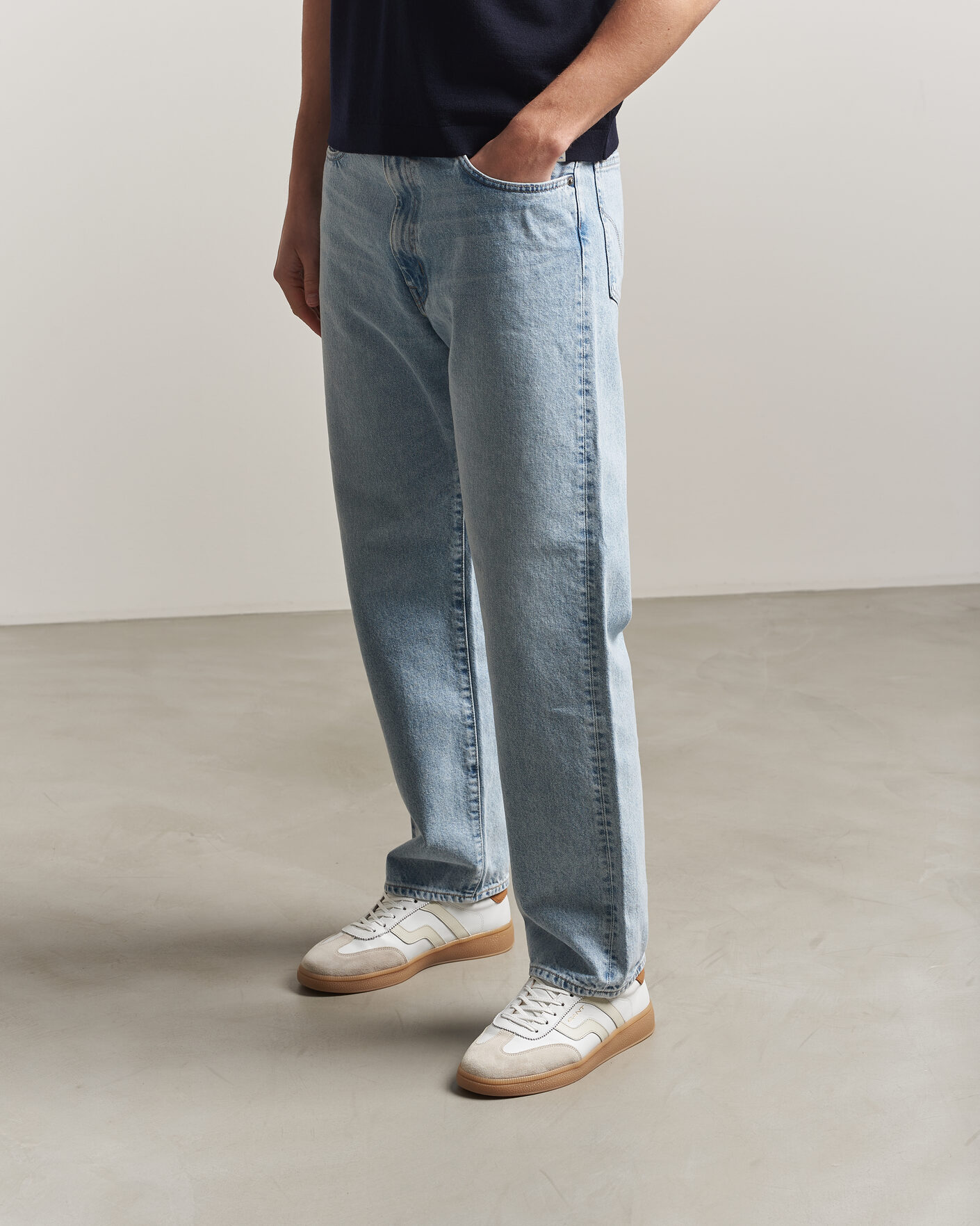 Homme | Baskets | Gant | Cuzmo Leather/Suede Sneaker White