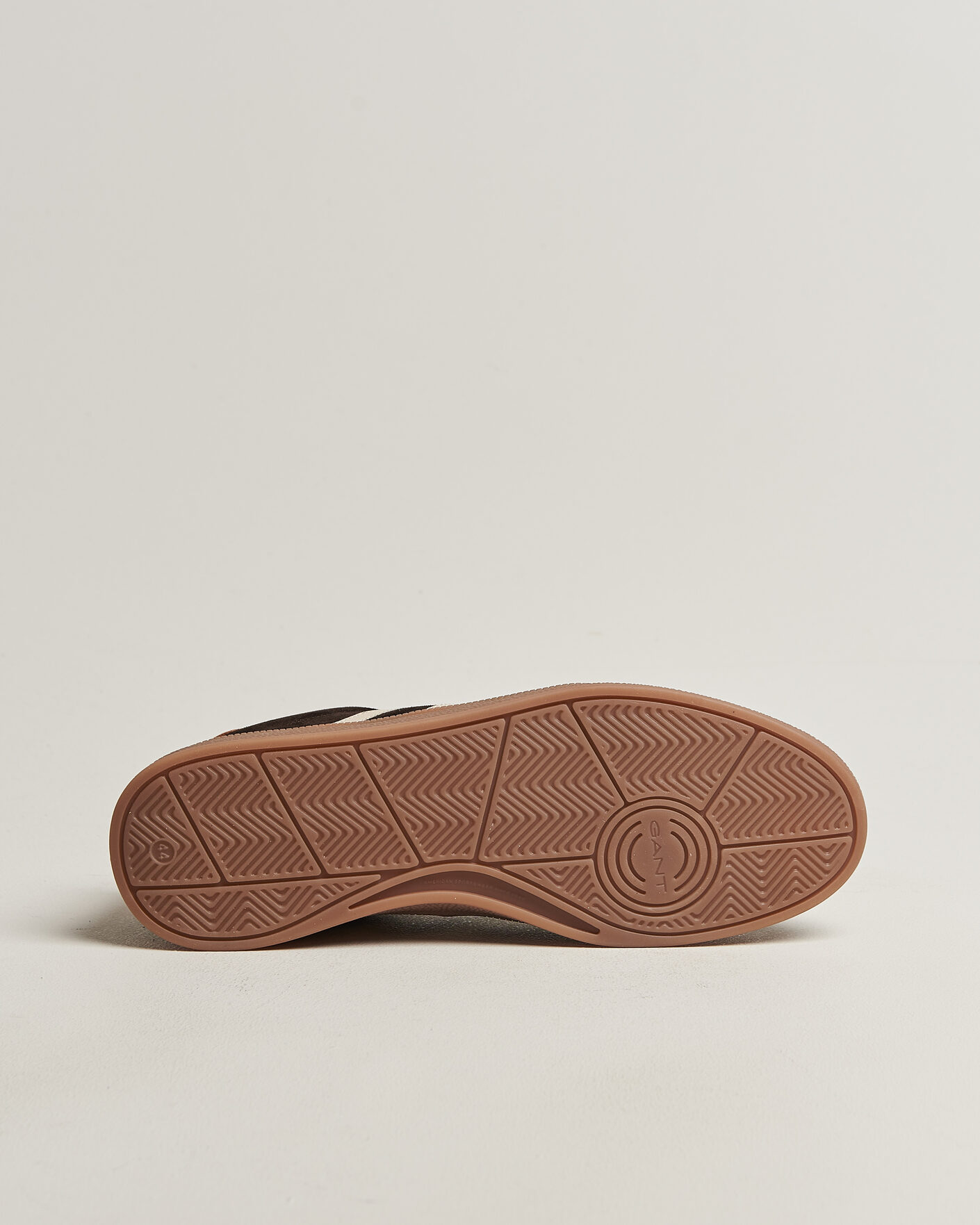 Homme | Baskets | GANT | Cuzmo Suede Sneaker Dark Brown/White