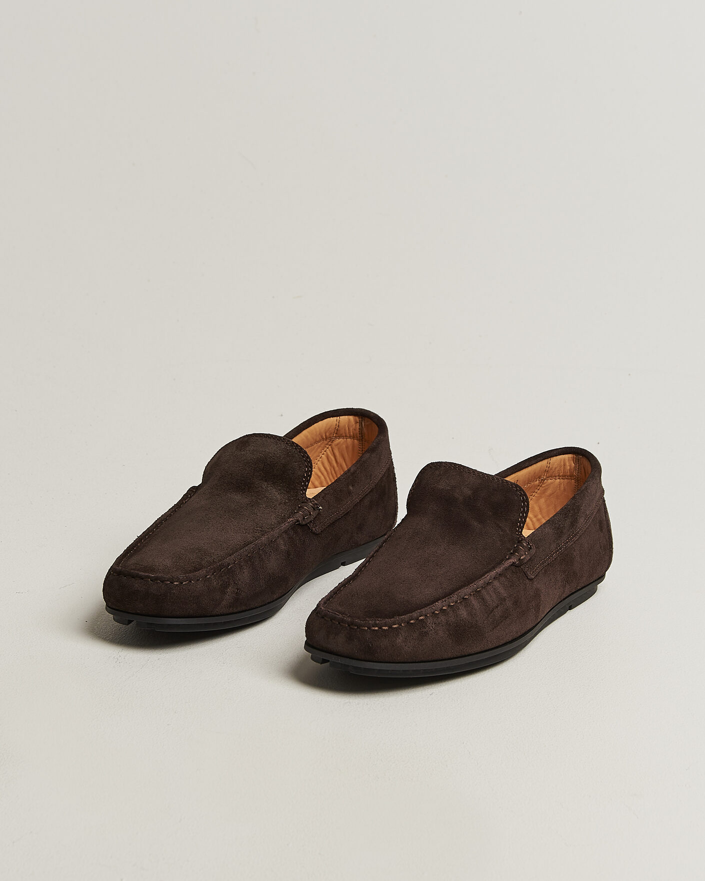 Homme | Mocassins | Gant | Wilmon Suede Car Shoe Dark Brown