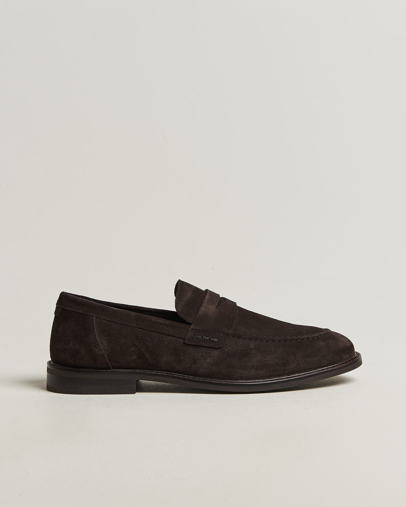 Homme | Loafers | GANT | Lozham Suede Loafer Dark Brown
