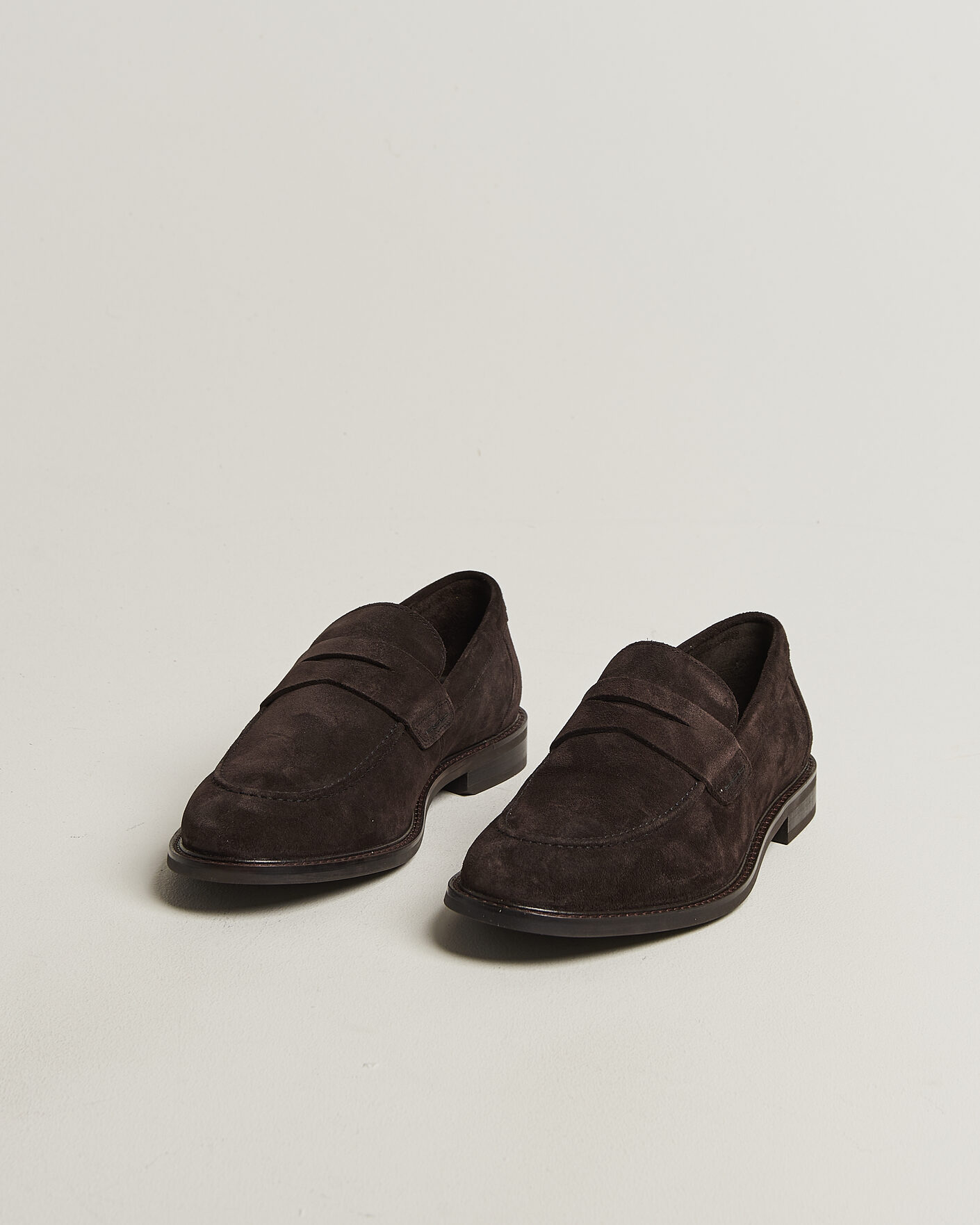 Homme | Loafers | GANT | Lozham Suede Loafer Dark Brown