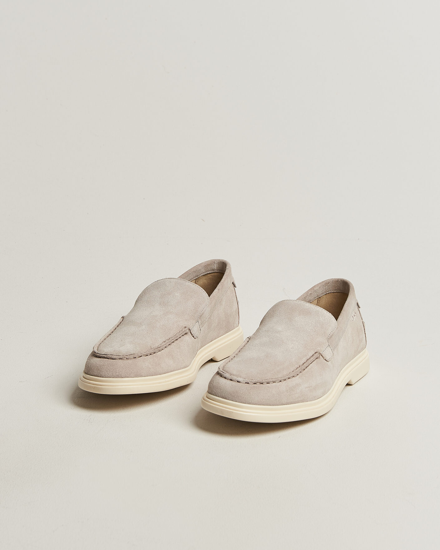 Homme | Loafers | Gant | Boery Suede Loafer Taupe