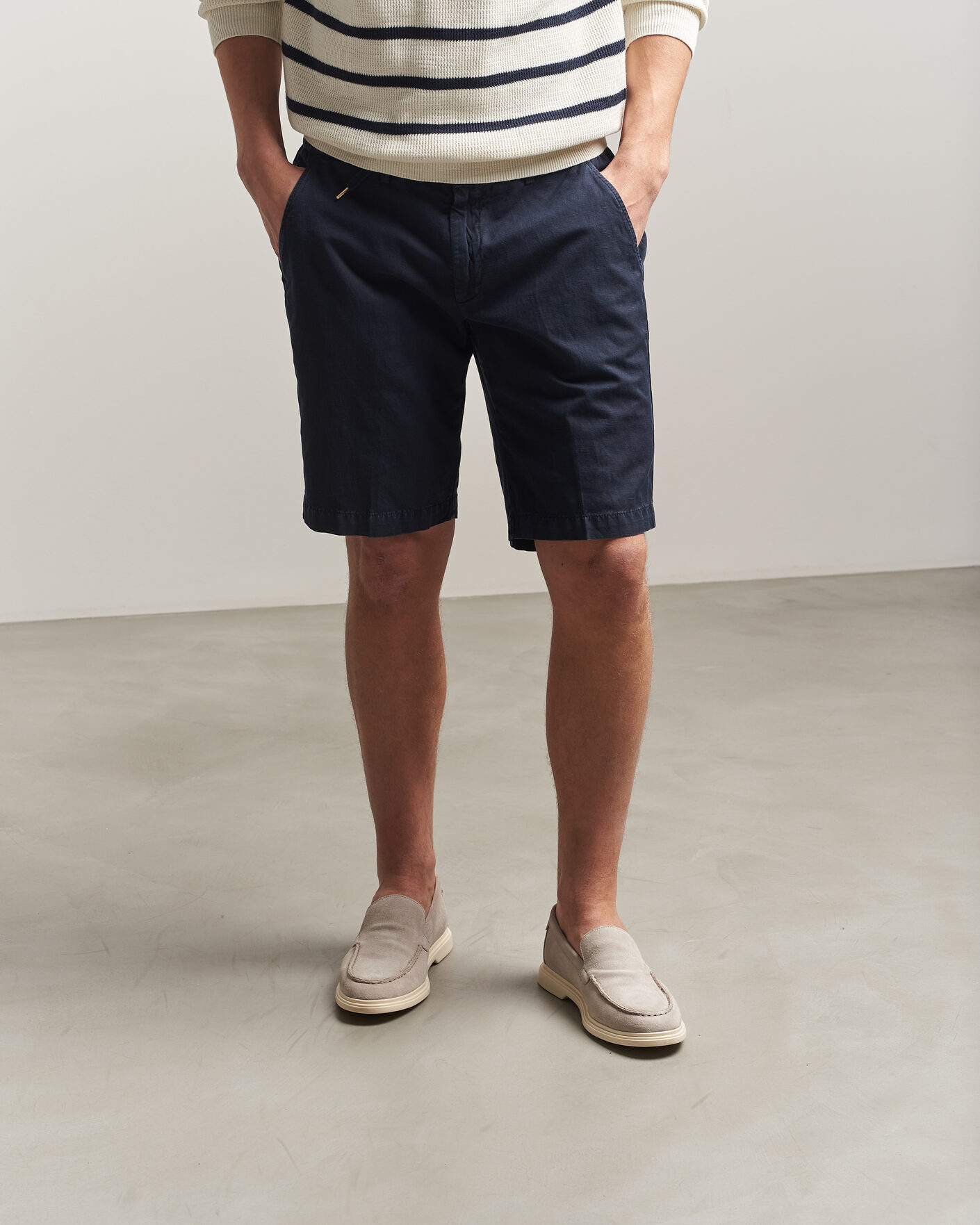 Homme | Loafers | Gant | Boery Suede Loafer Taupe